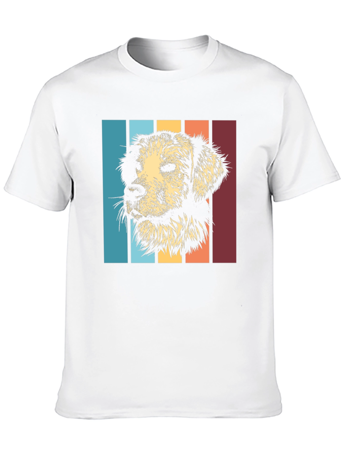 Retro Golden Retriever T-Shirt – Vintage Dog Lover Graphic Tee