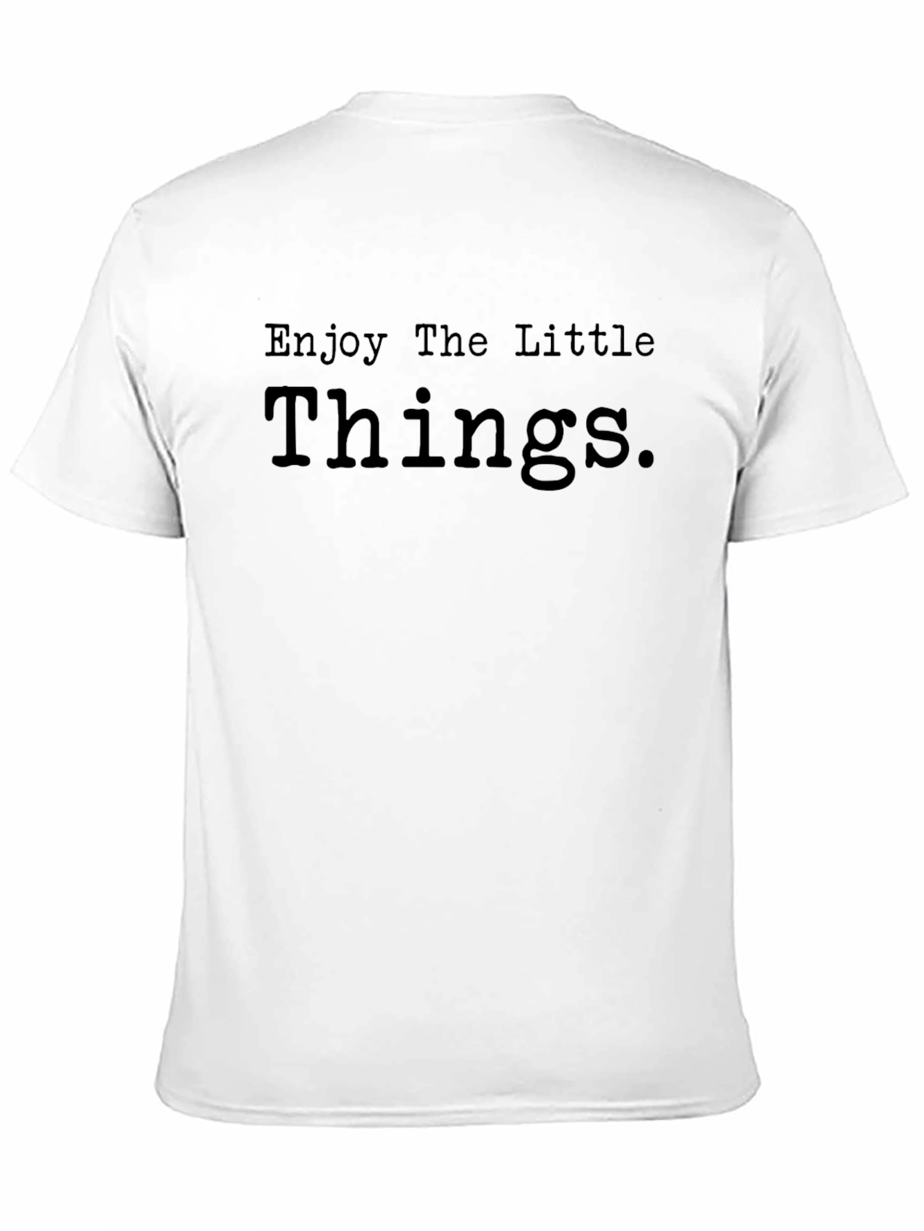 Enjoy The Little Things Graphic Tee - Black
