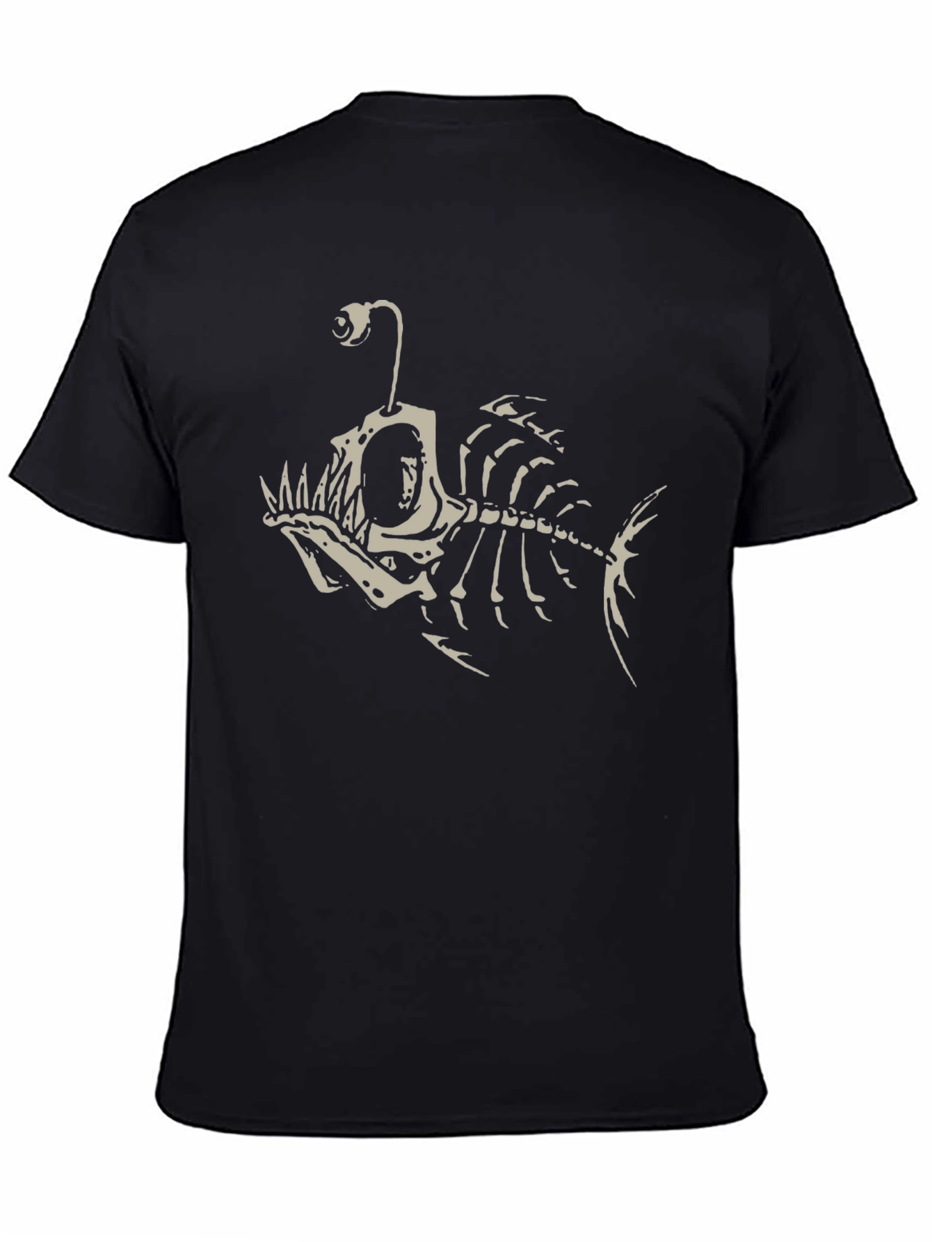 Angler Fish Skeleton Graphic T-Shirt