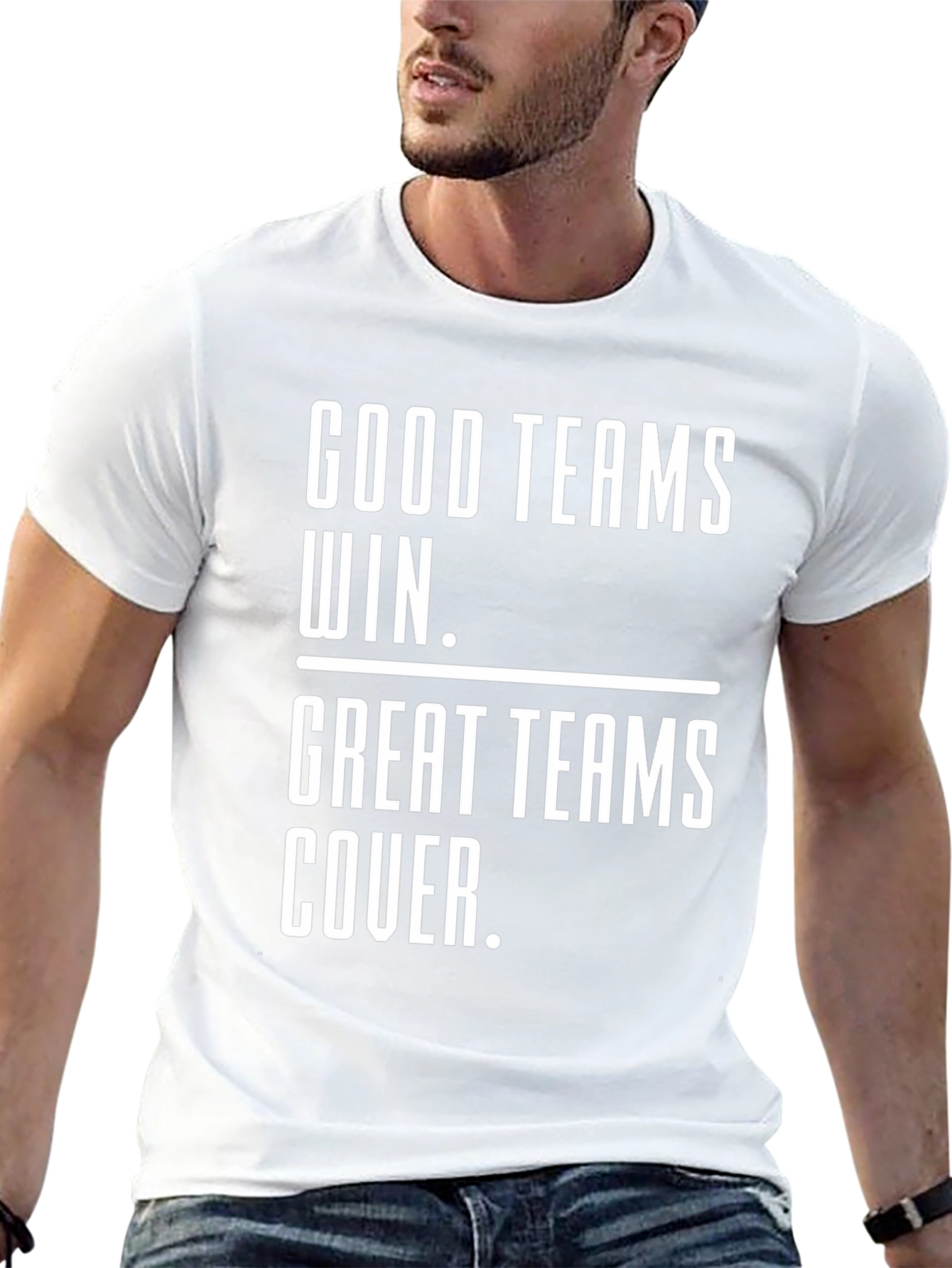Good Teams Win Great Teams Cover - Graphic Tee