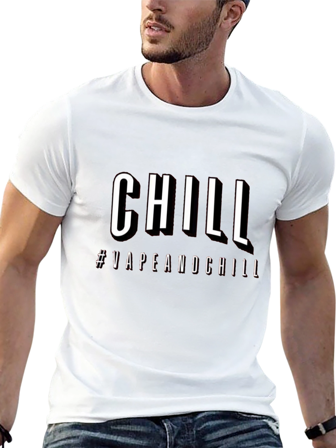 Chill #VapeAndChill Graphic T-Shirt