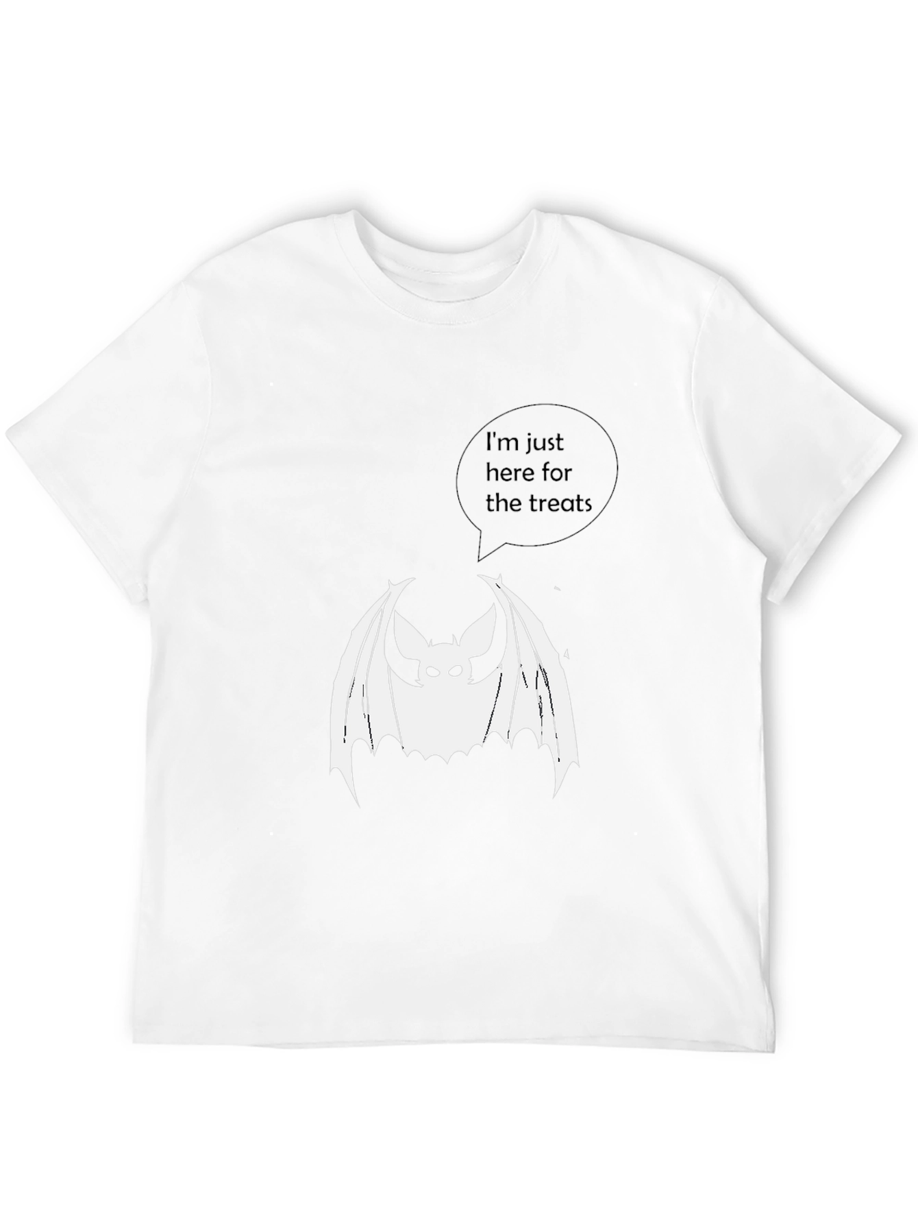 Halloween Bat Treat T-Shirt - Spooky Fun