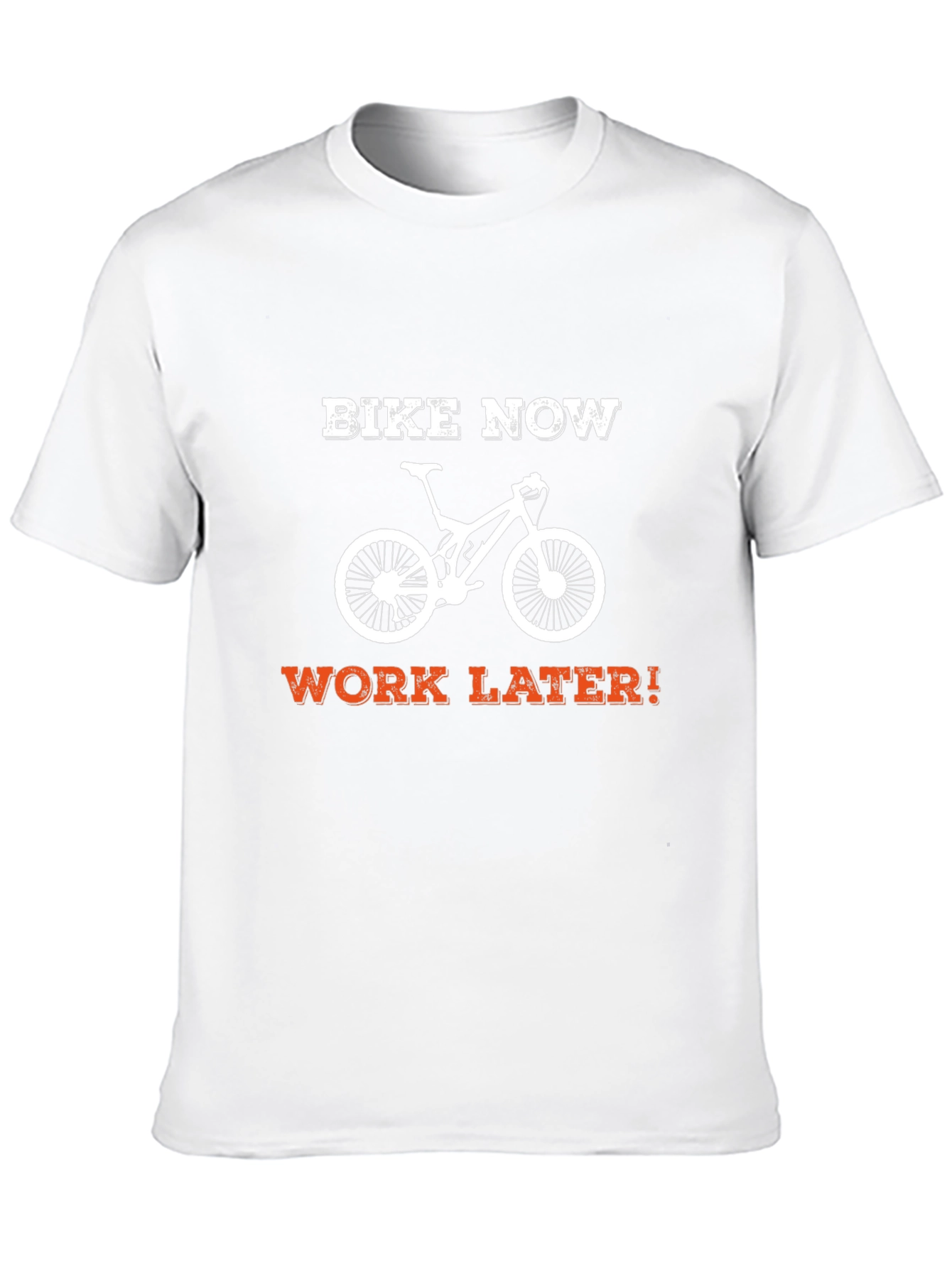 Bike Now Work Later T-Shirt