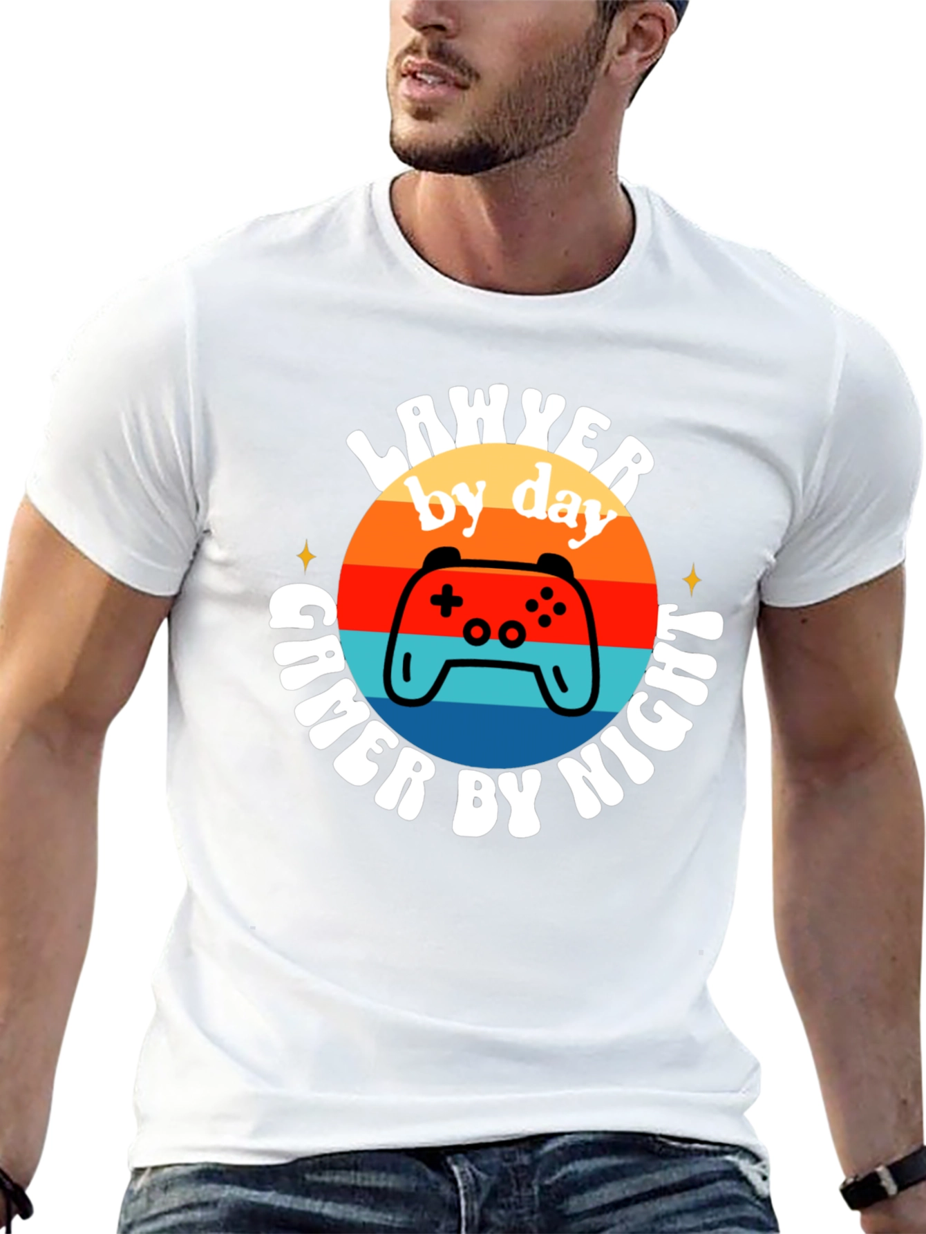 Lawyer by Day Gamer by Night T-Shirt
