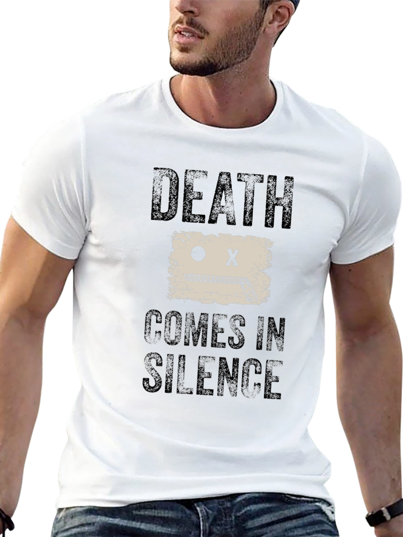 Death Comes in Silence Graphic Tee