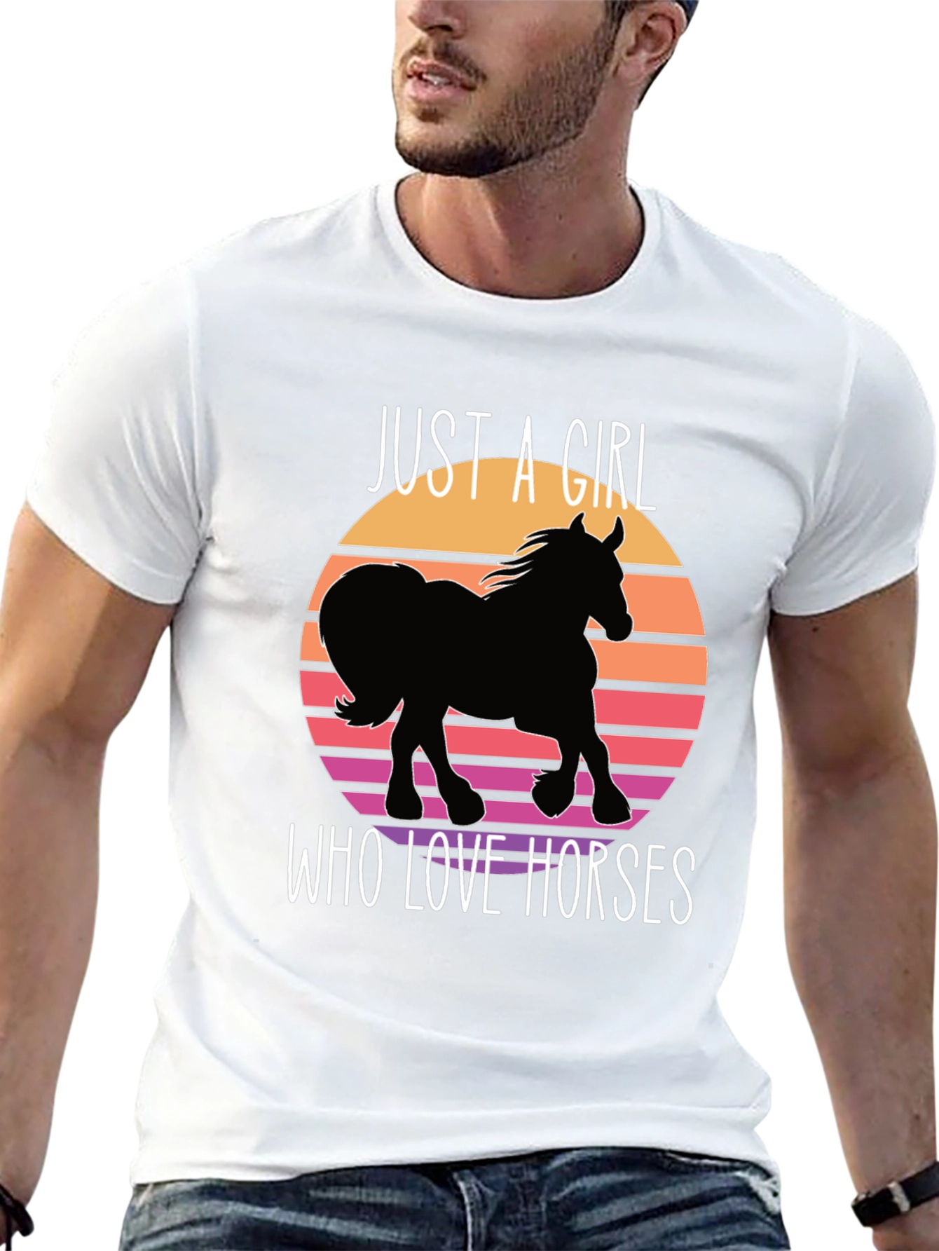 Just a Girl Who Loves Horses T-Shirt