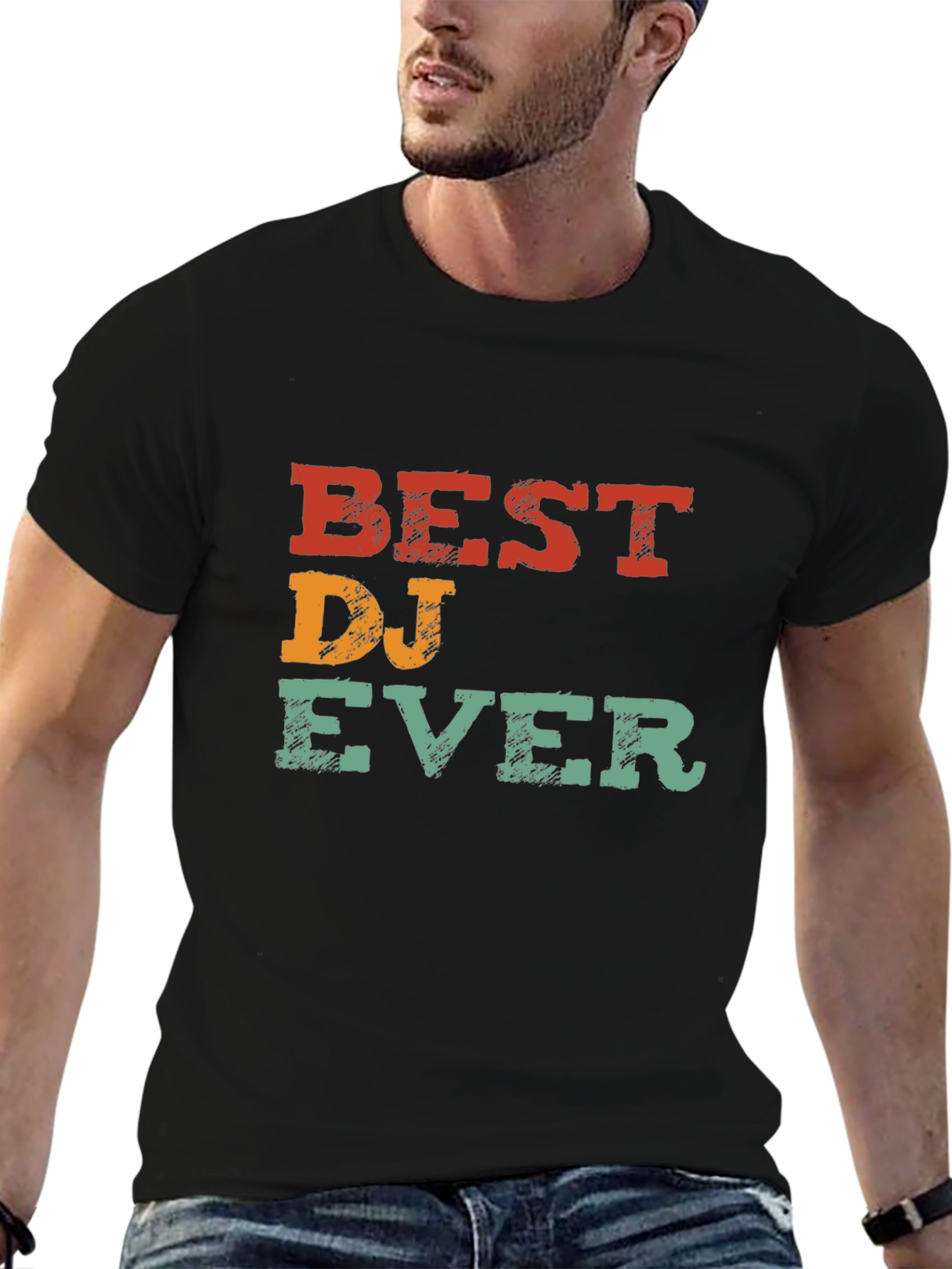 Best DJ Ever T-Shirt - Retro Style