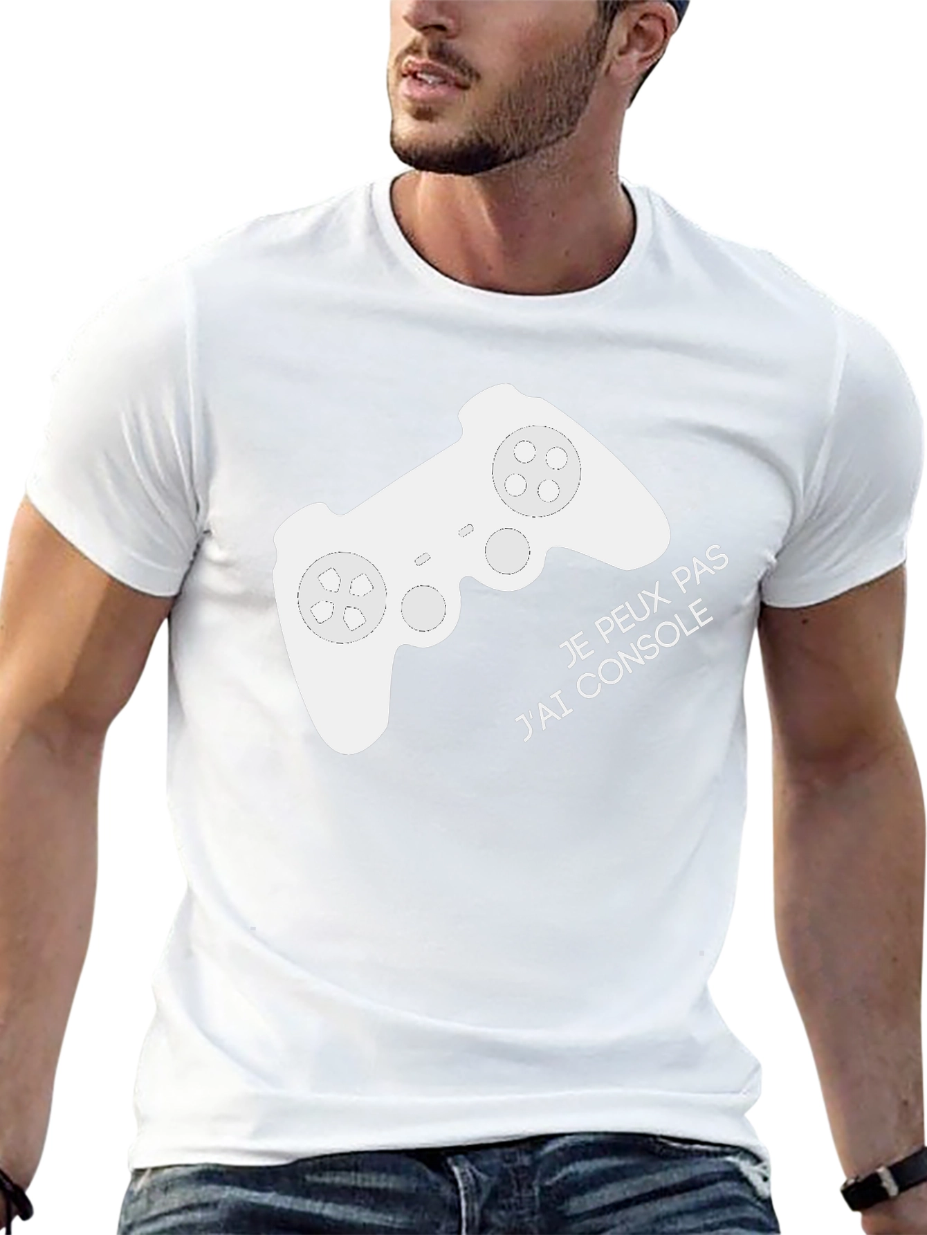 Funny Gamer T-Shirt - Je Peux Pas Jai Console