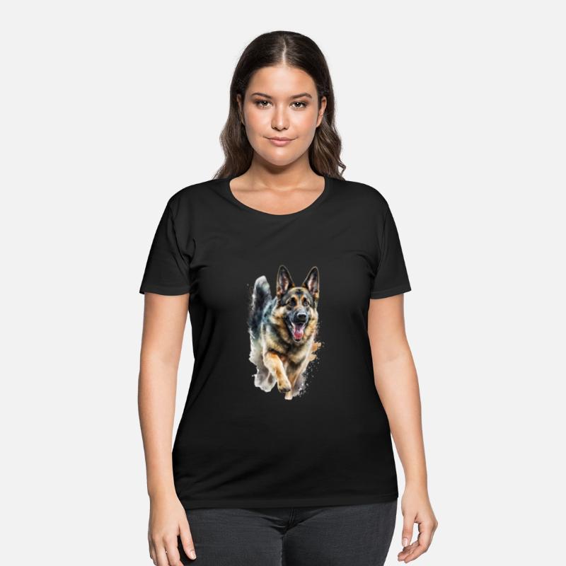 Art Paint Dog German Shepherd