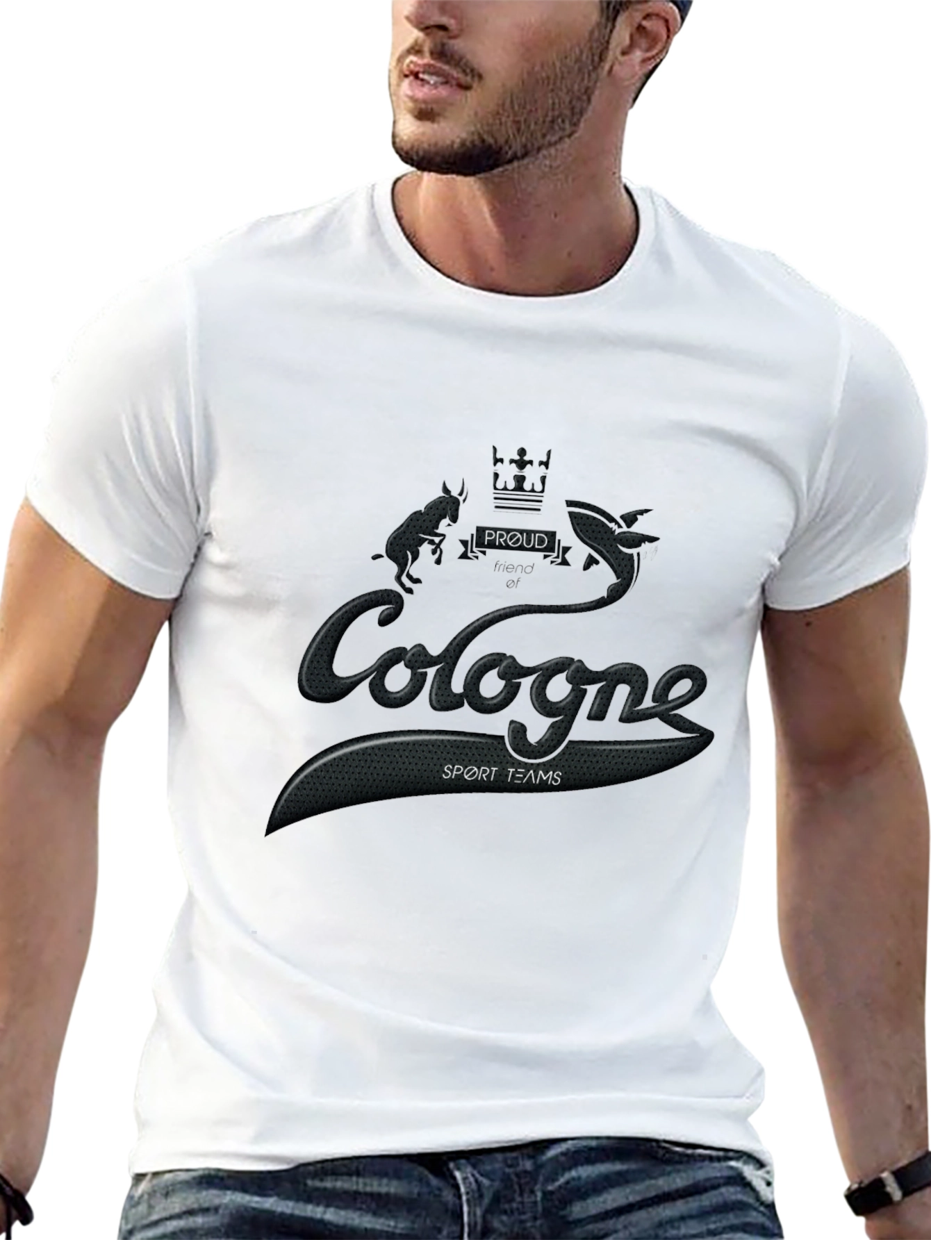 Cologne Proud Sport Teams Black T-Shirt