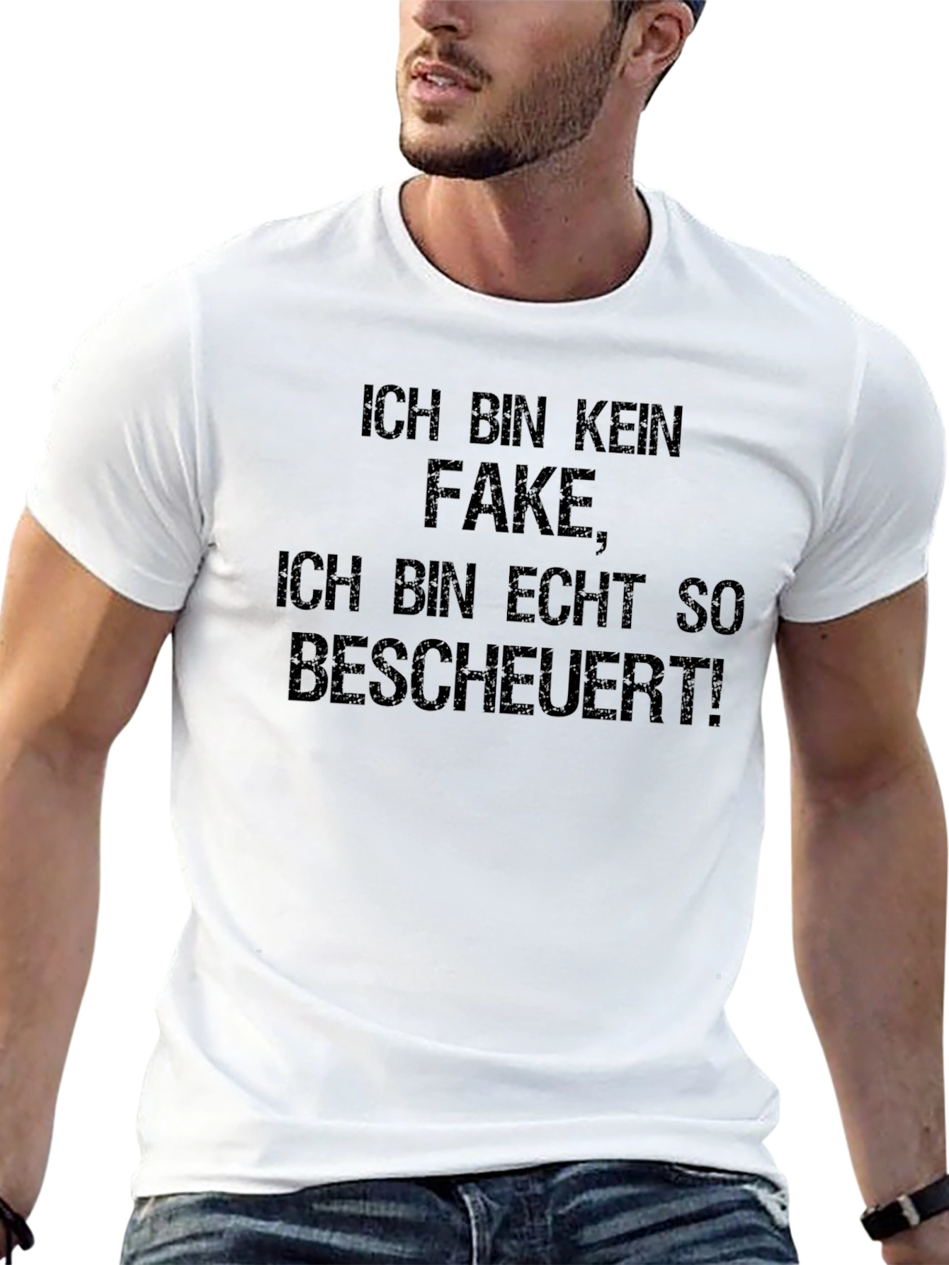 Funny German Slogan T-Shirt - Im Not Fake!