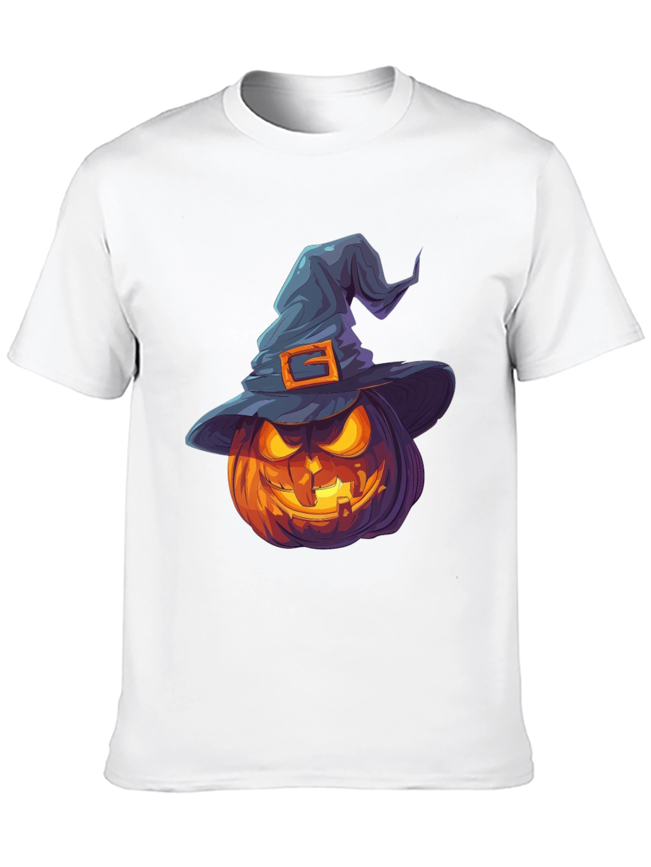 Spooky Pumpkin Witch T-Shirt