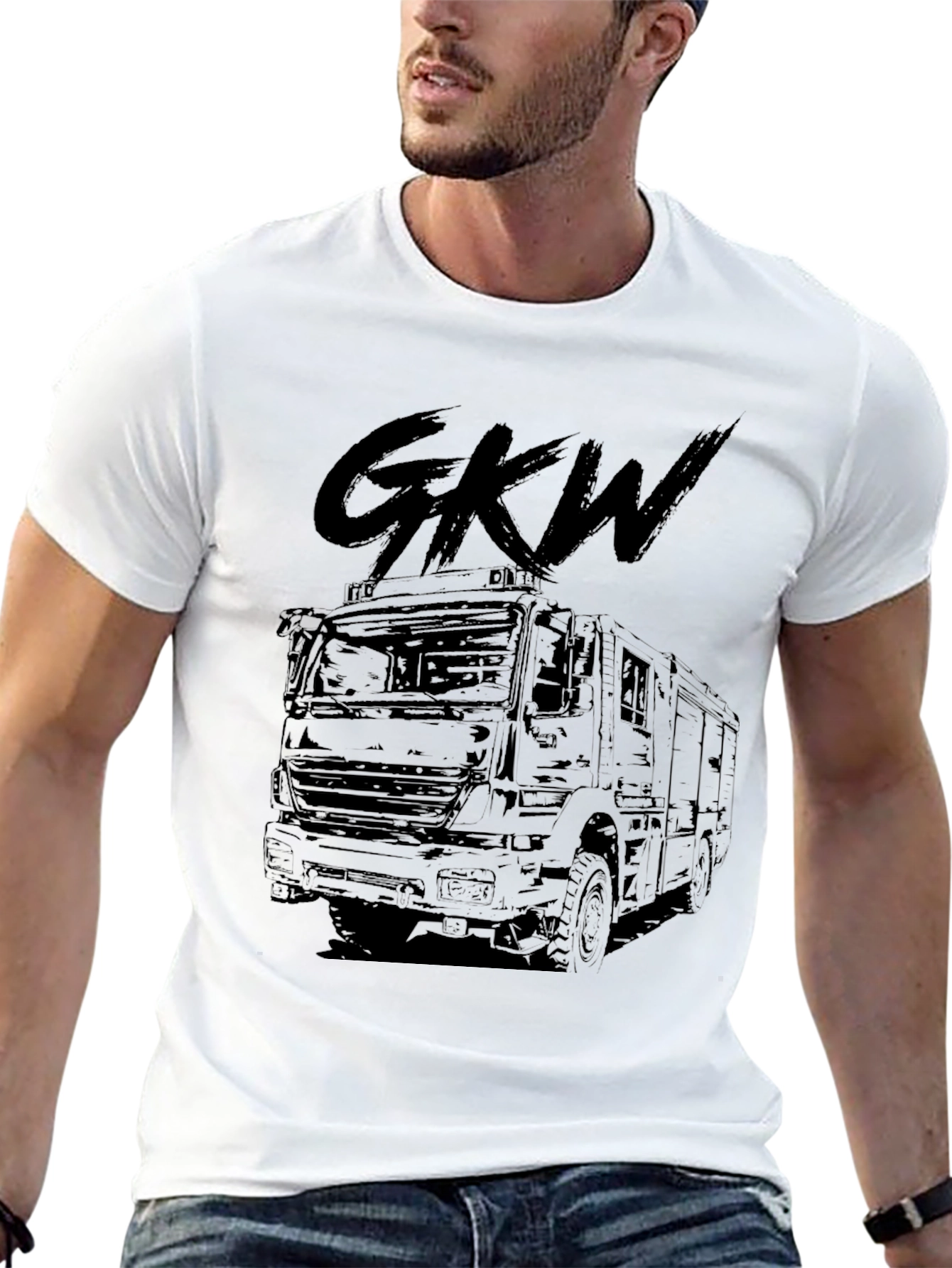 GKW Truck Graphic Tee - Black