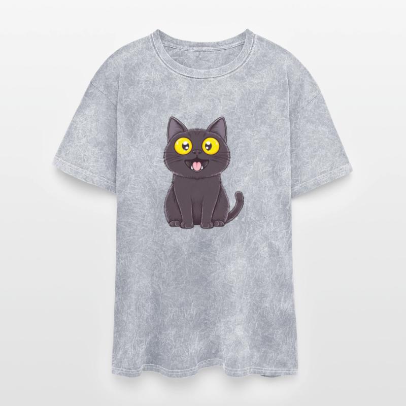 Black Surprised Kitty