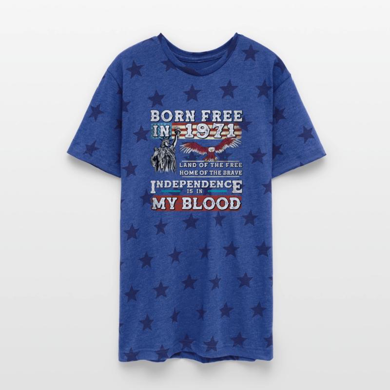 Born Free in 1971 - 54 Years of American Pride