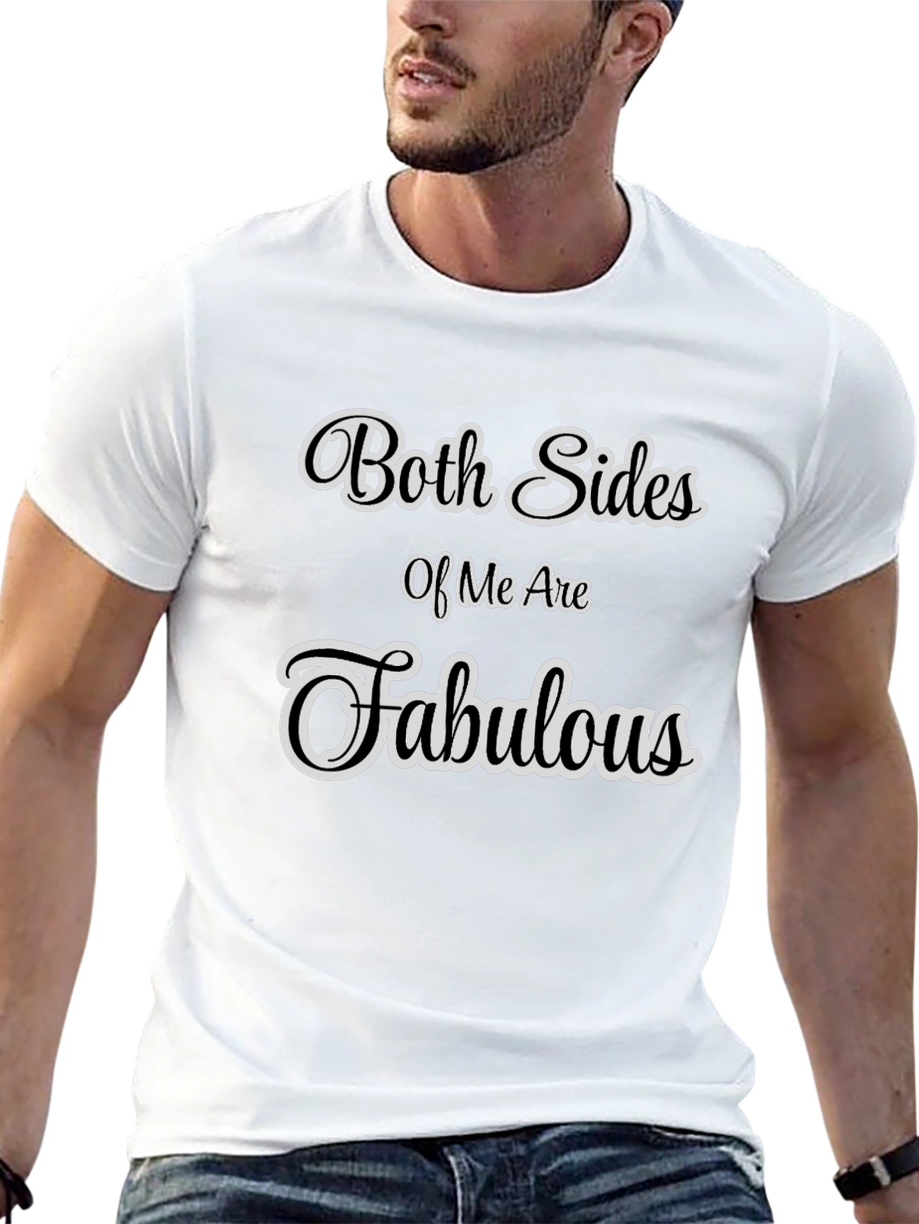 Fabulous Statement Tee - Both Sides Graphic T-Shirt