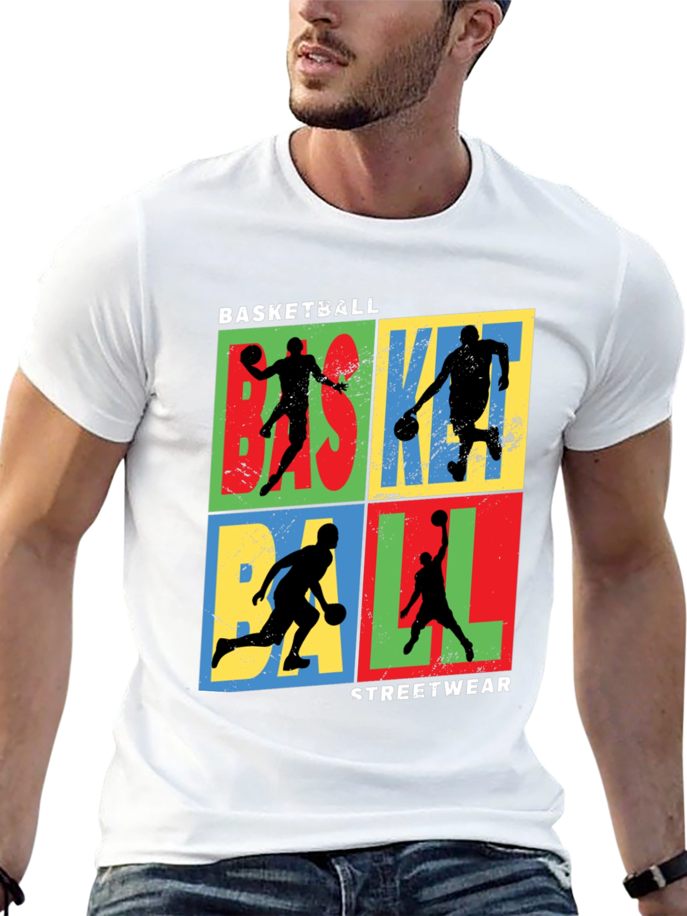 Basketball Streetwear Graphic Tee