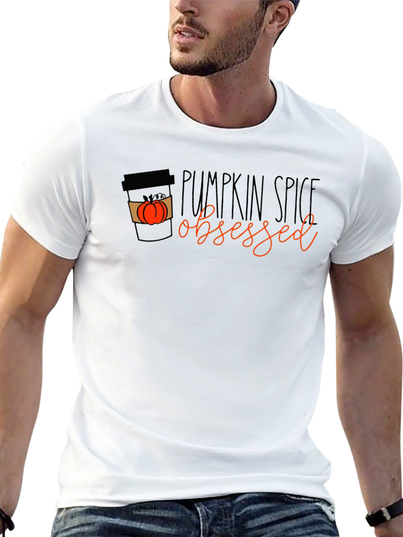 Pumpkin Spice Obsessed Graphic T-Shirt