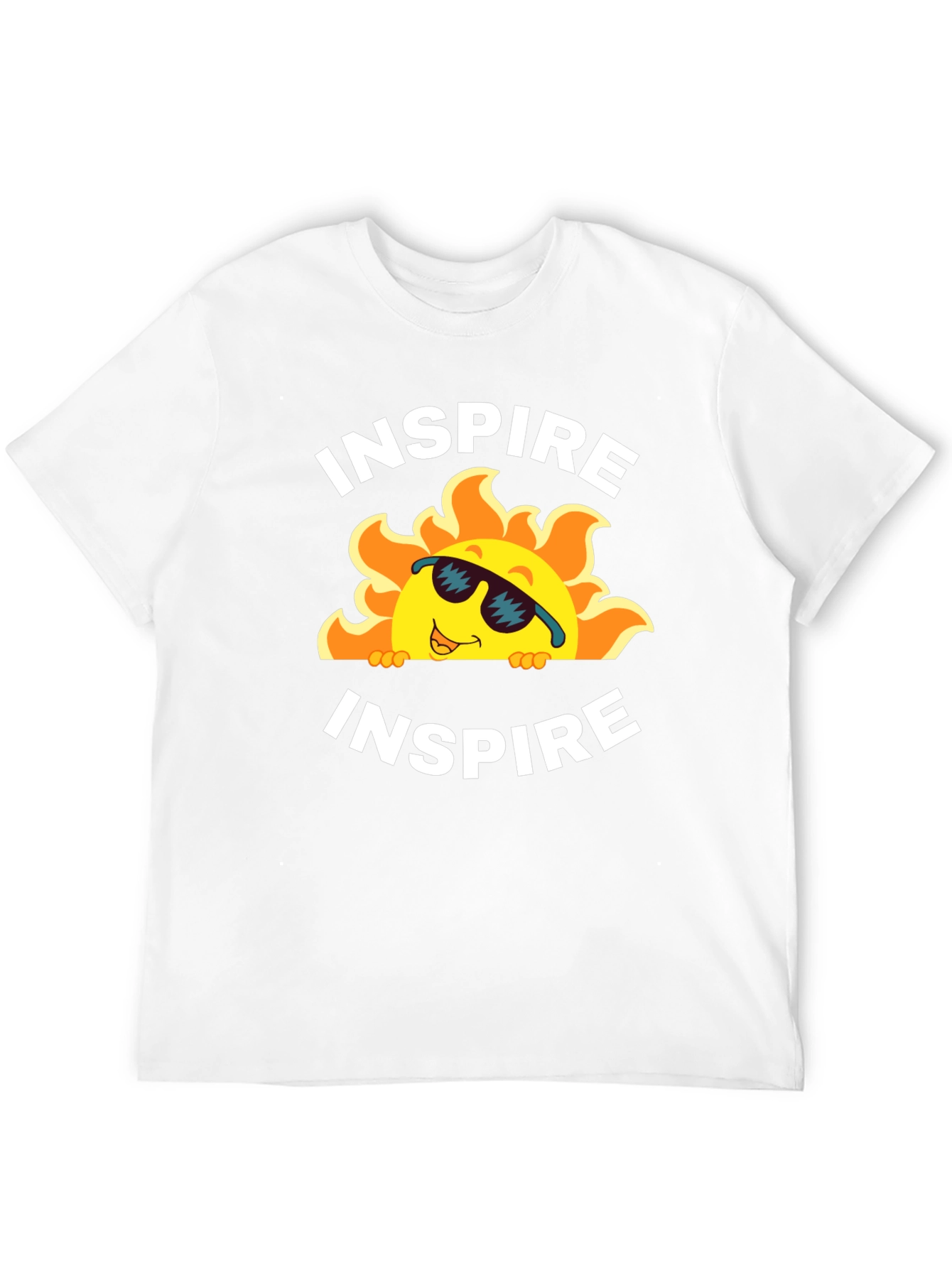 Inspire T-Shirt - Cool Cartoon Sun Graphic Tee