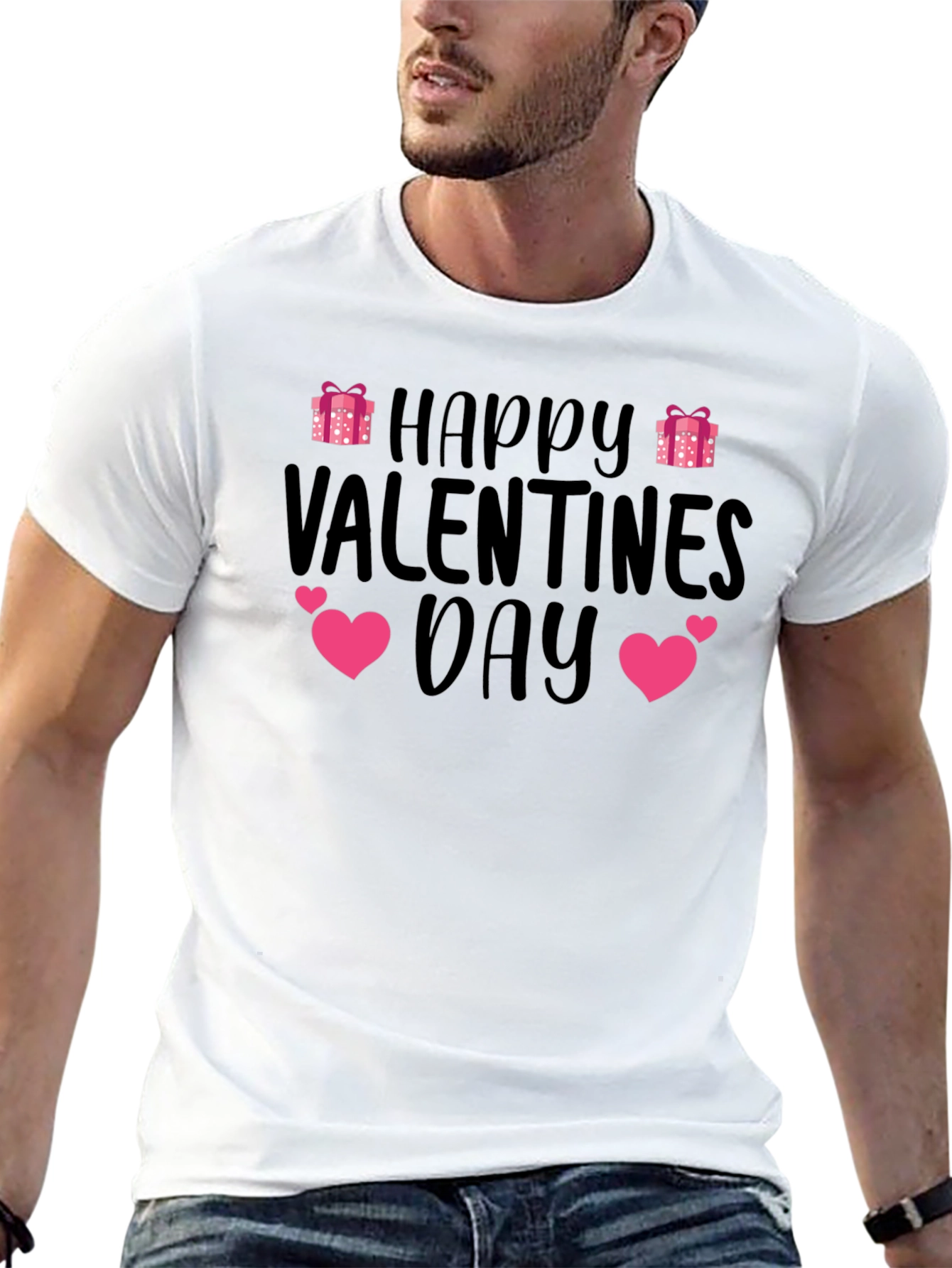 Happy Valentines Day Graphic T-Shirt
