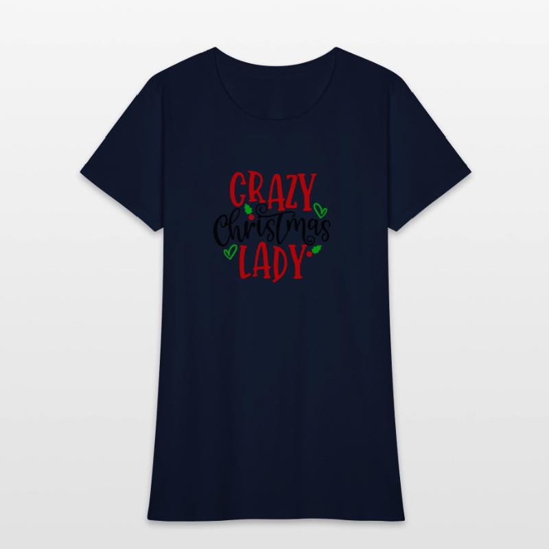 crazy christmas lady