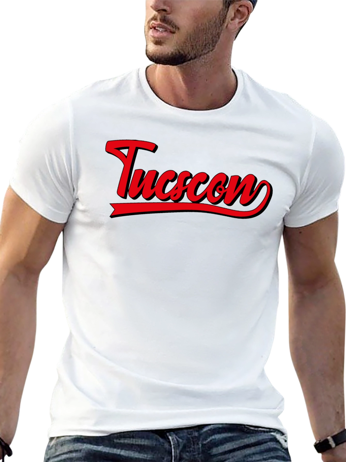 Tucson Graphic Tee - Retro Style Black T-Shirt