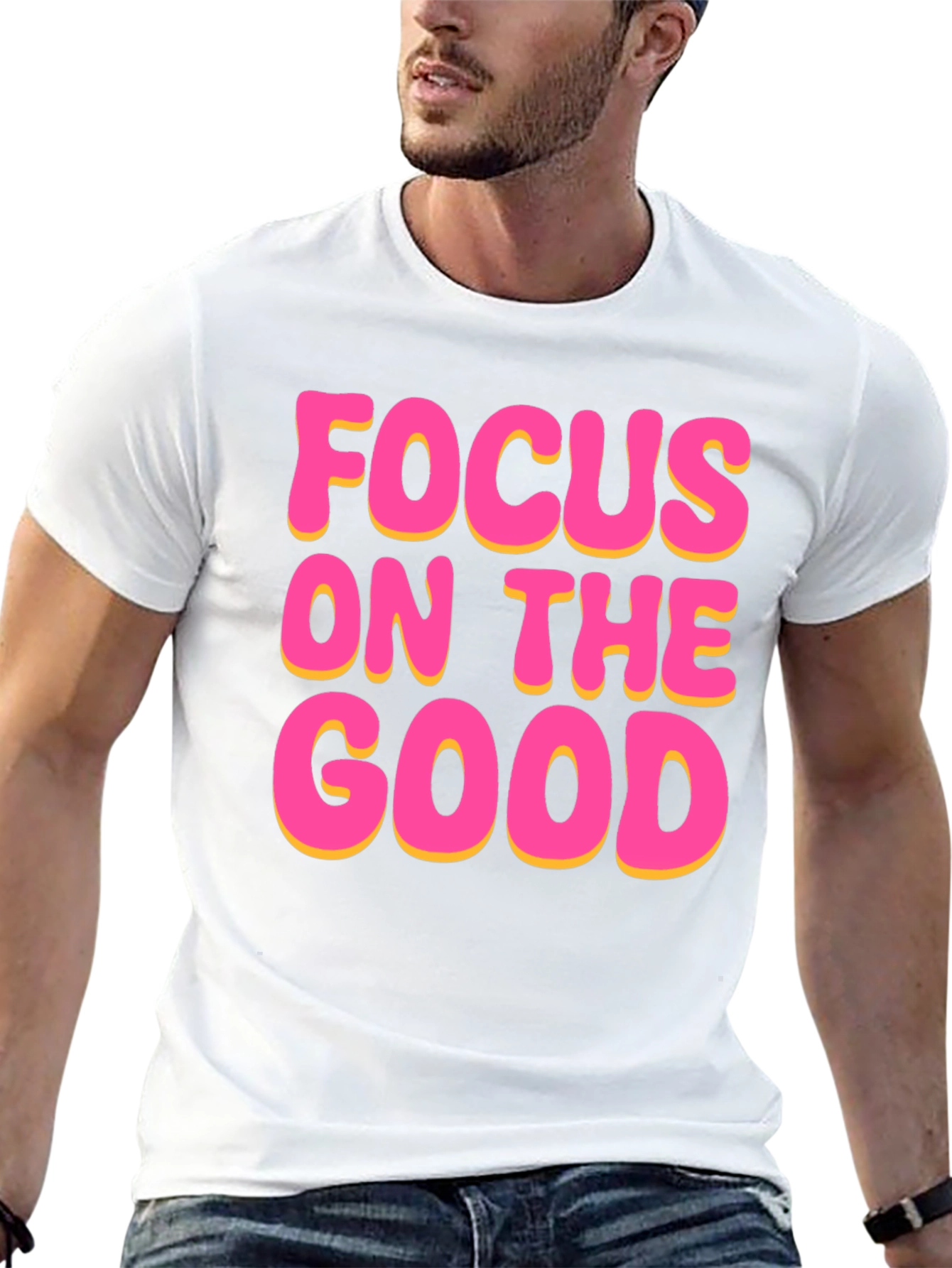 Focus On The Good Black T-Shirt