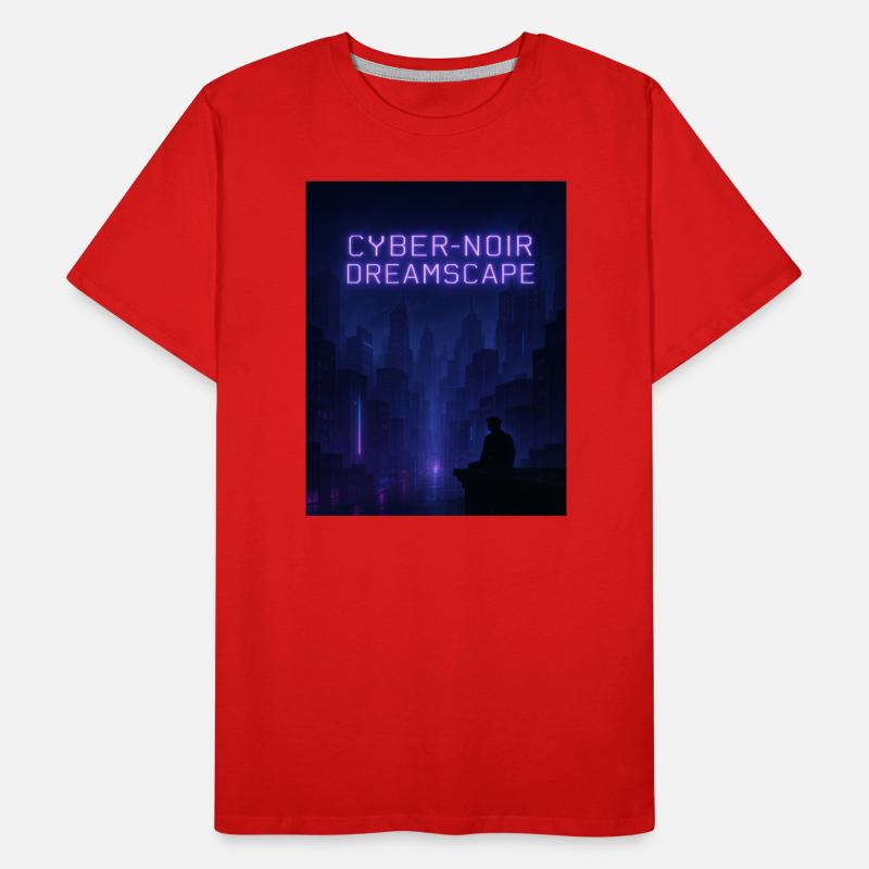 Cyber Noire Neon Cityscape