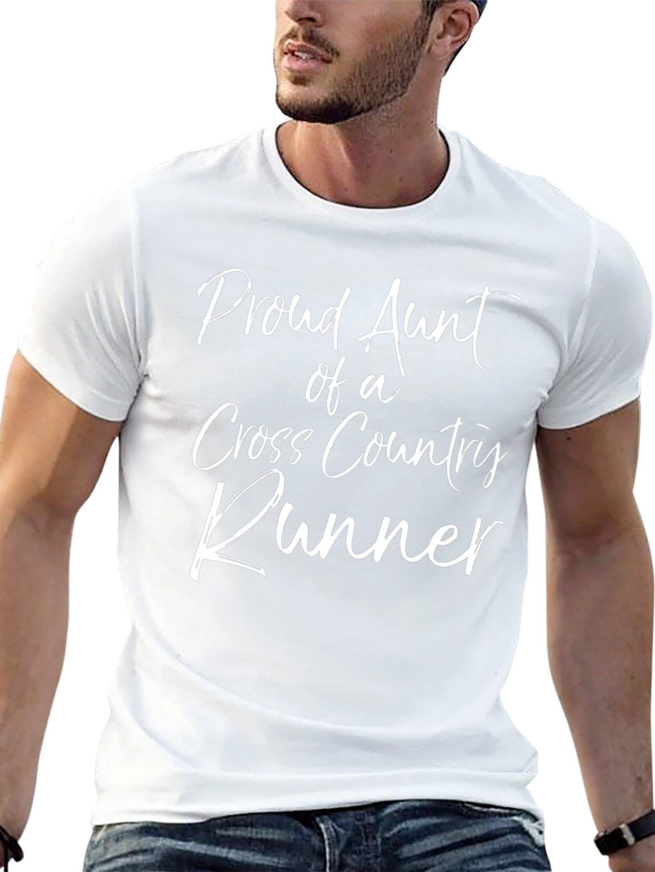 Proud Aunt of a Cross Country Runner T-Shirt