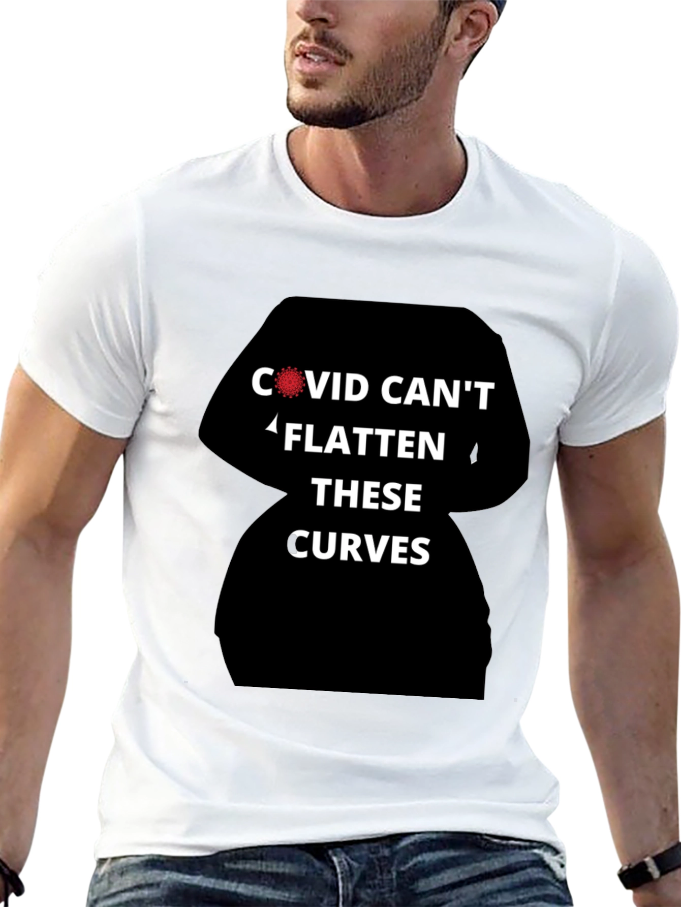 COVID Cant Flatten These Curves T-Shirt