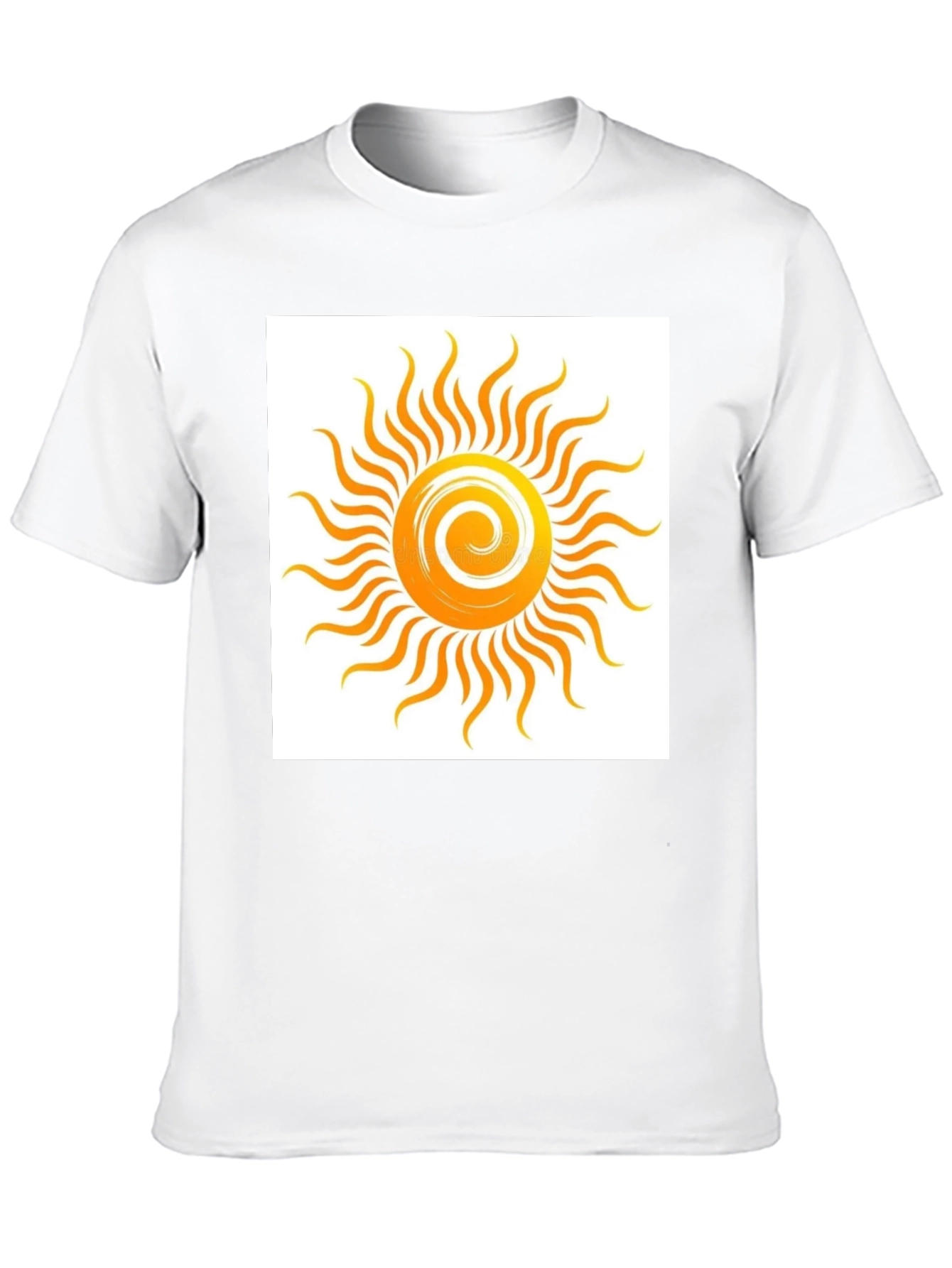 Sun Graphic Black Tee
