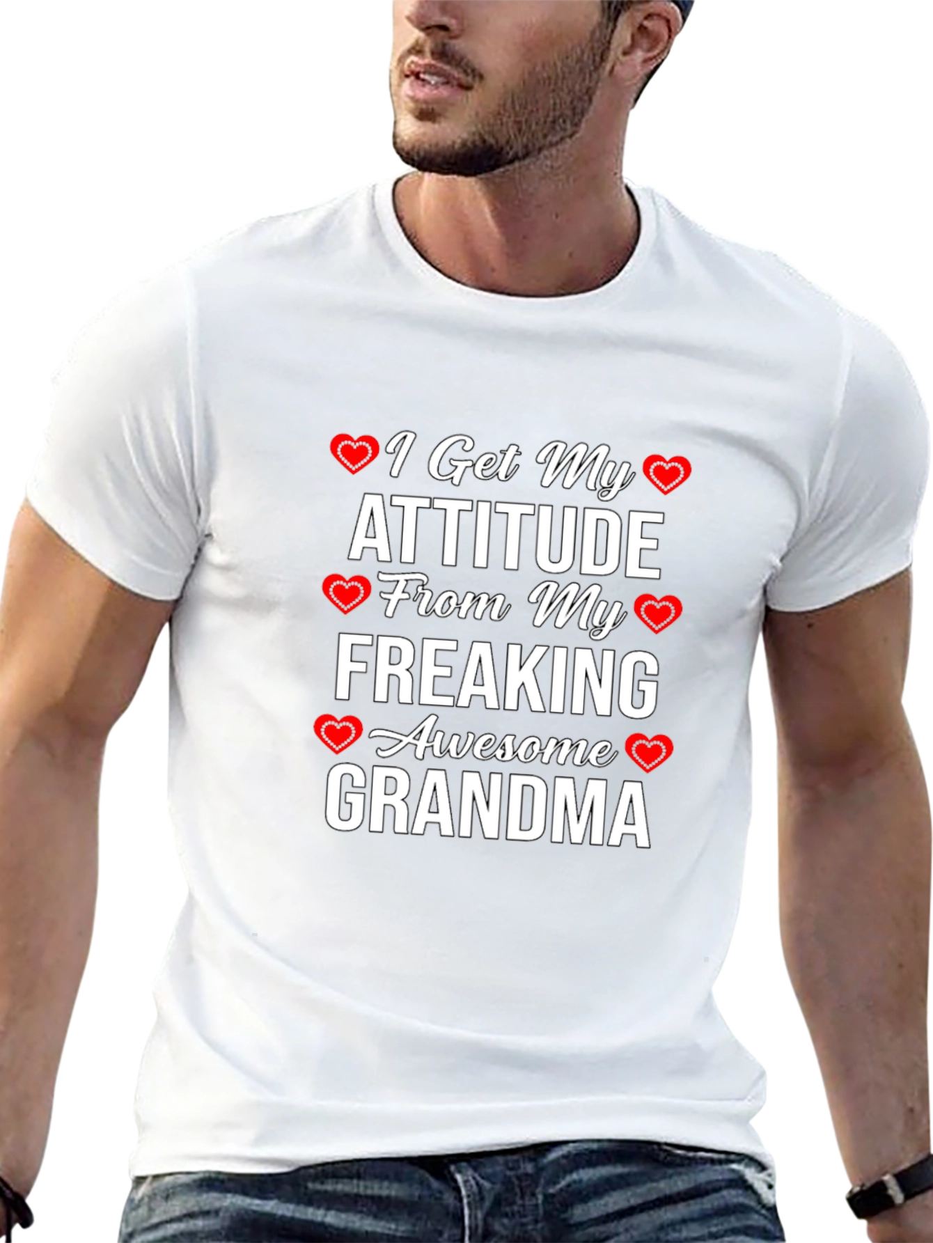 Awesome Grandma Graphic T-Shirt
