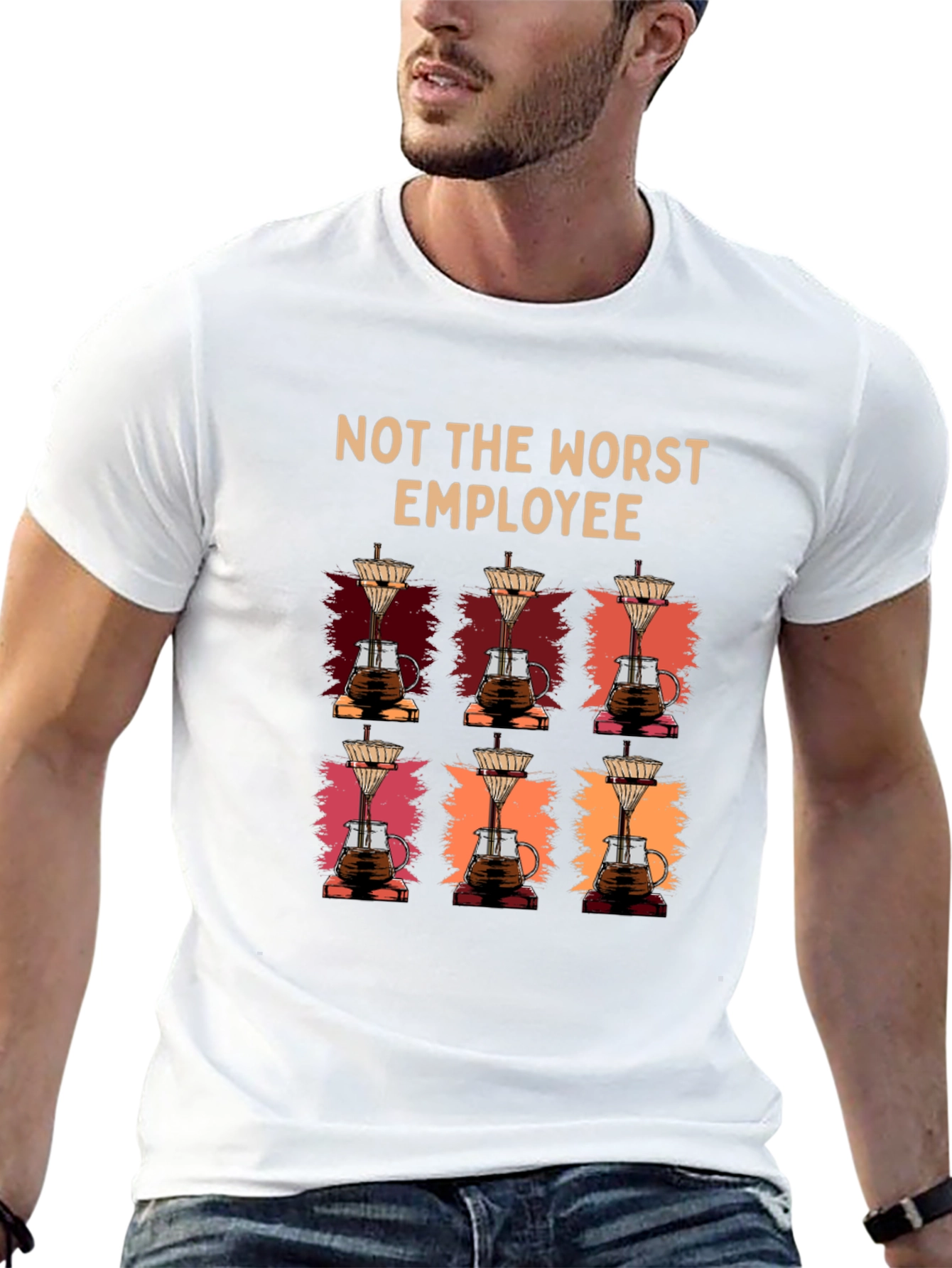 Not The Worst Employee Coffee T-Shirt