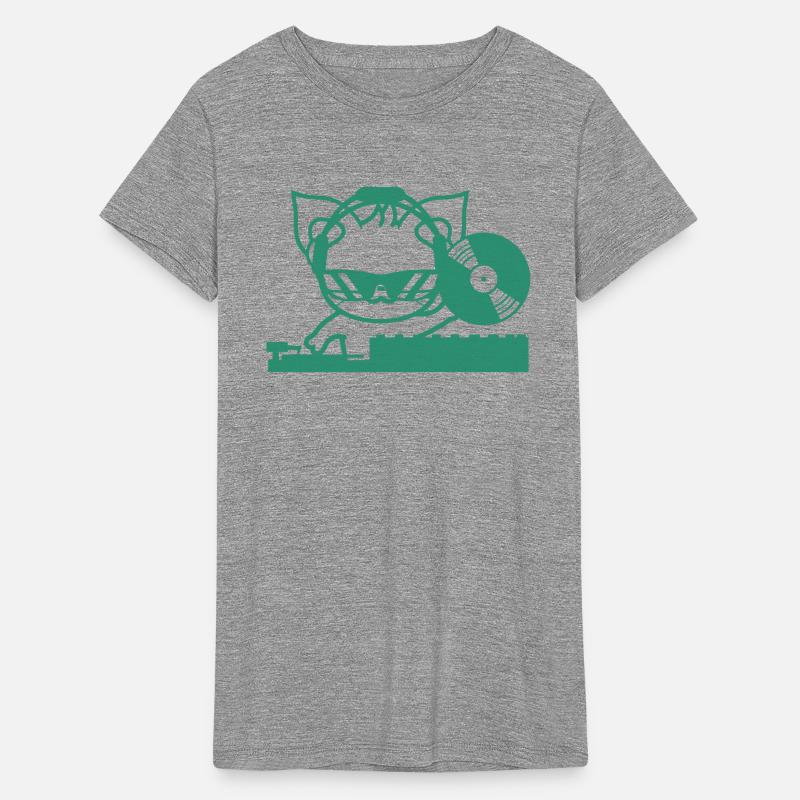 DJ Cat Cute Kitten Mixing Console Vinyl Record Fun