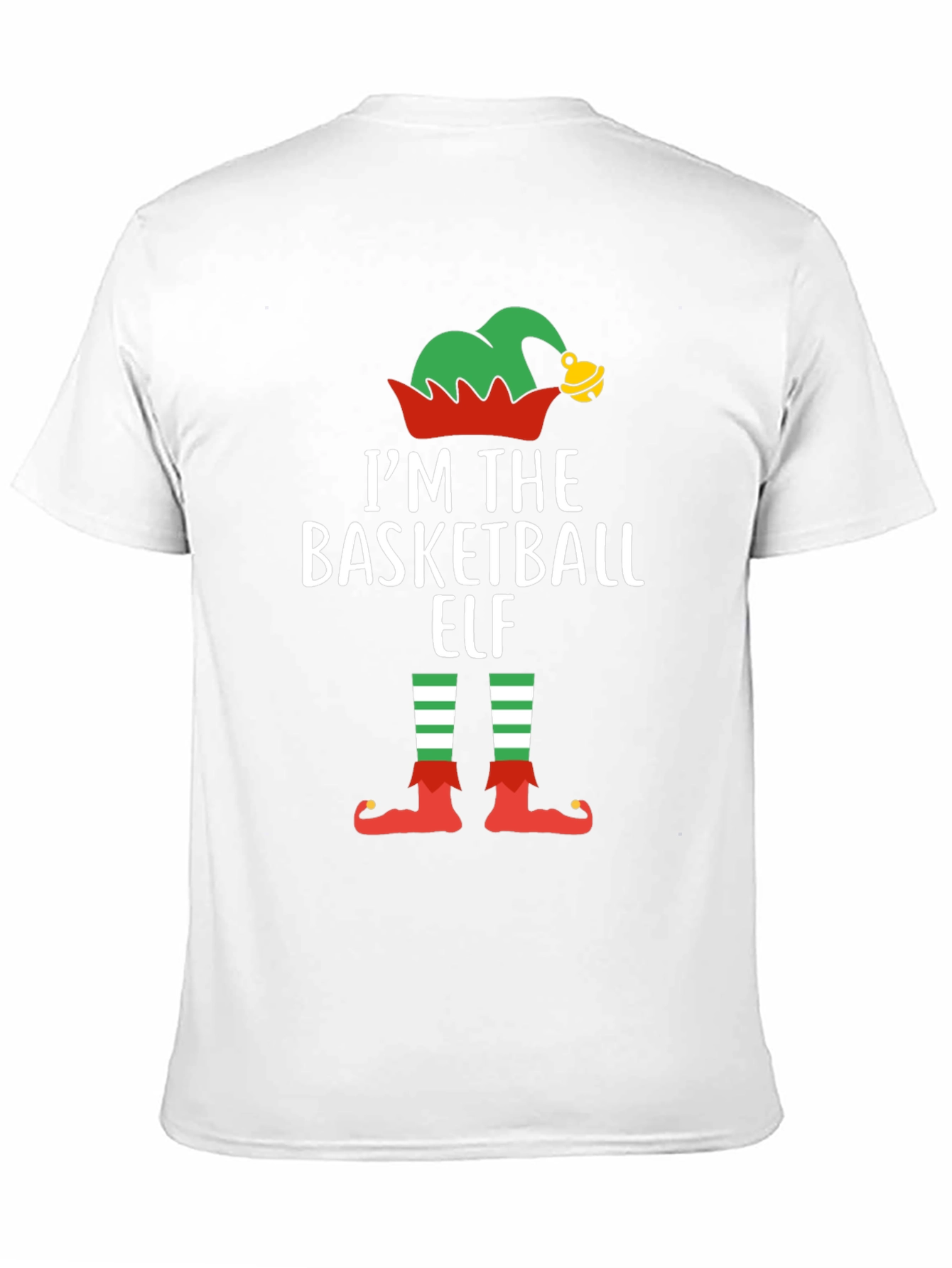 Basketball Elf Christmas T-Shirt