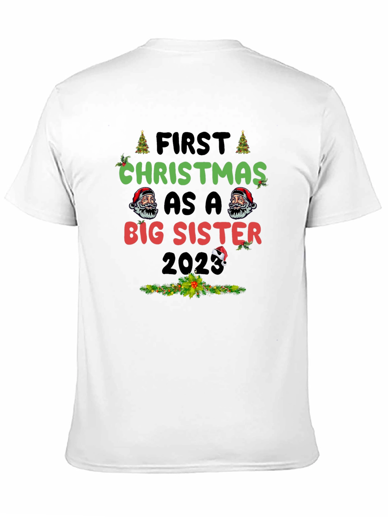 First Christmas as a Big Sister 2023 T-Shirt