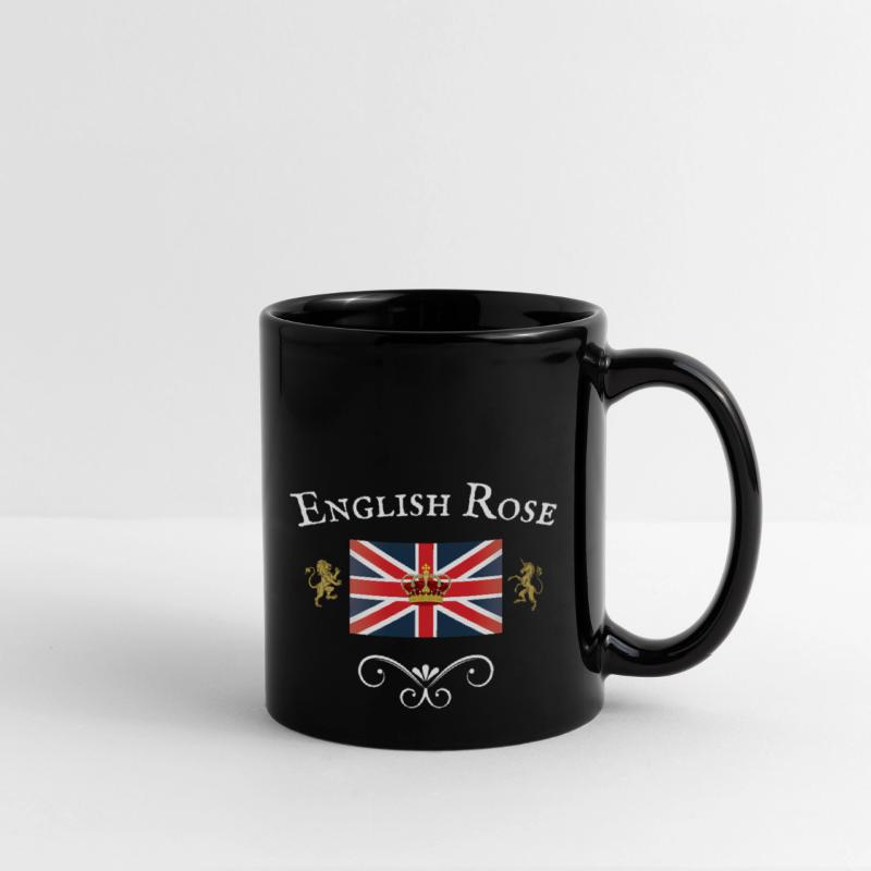 English Rose Union Jack Flag England British Brita