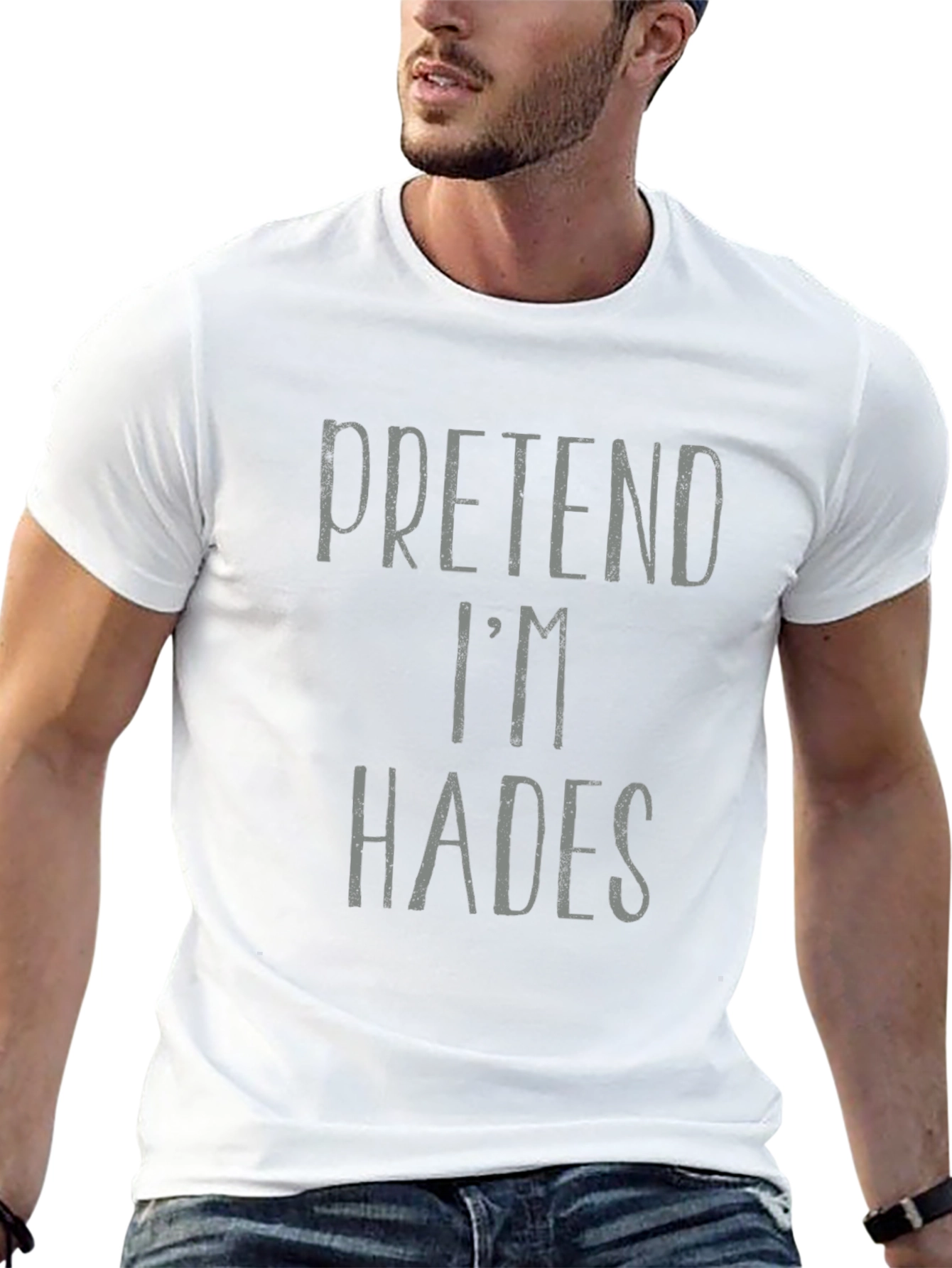 Pretend Im Hades Funny Halloween Costume T-Shirt