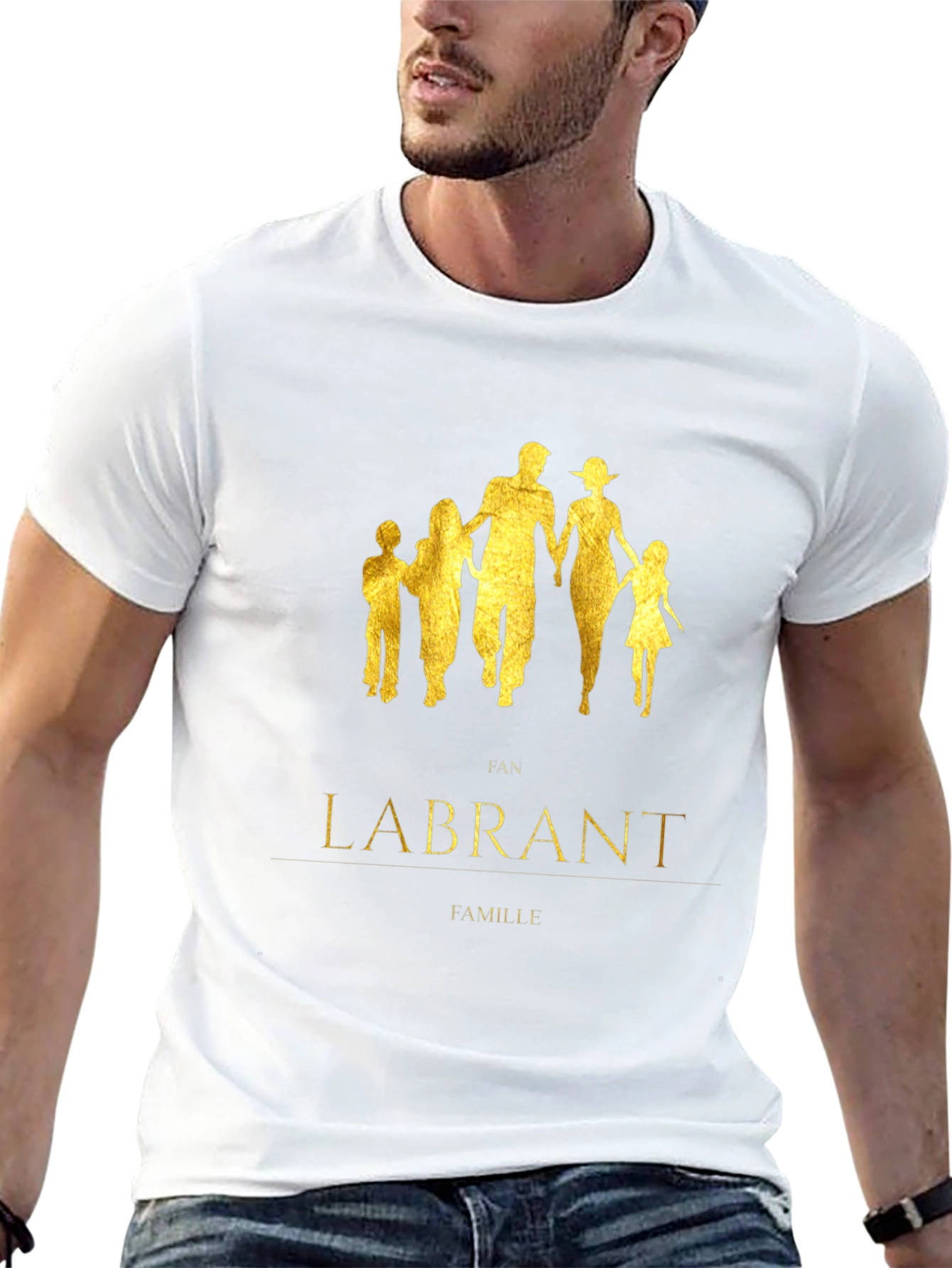 Labrant Family Graphic Black T-Shirt