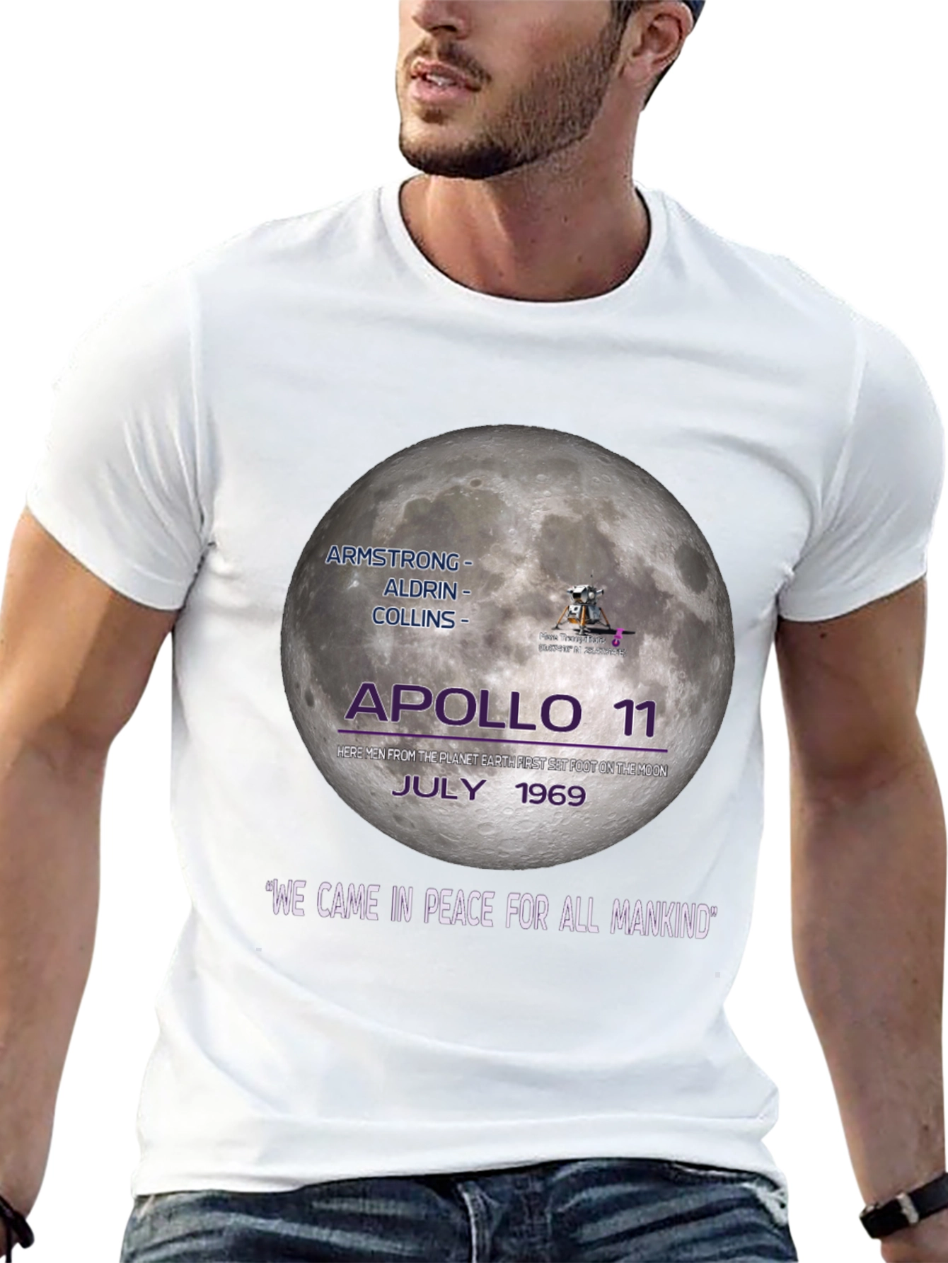 Apollo 11 Moon Landing Graphic T-Shirt