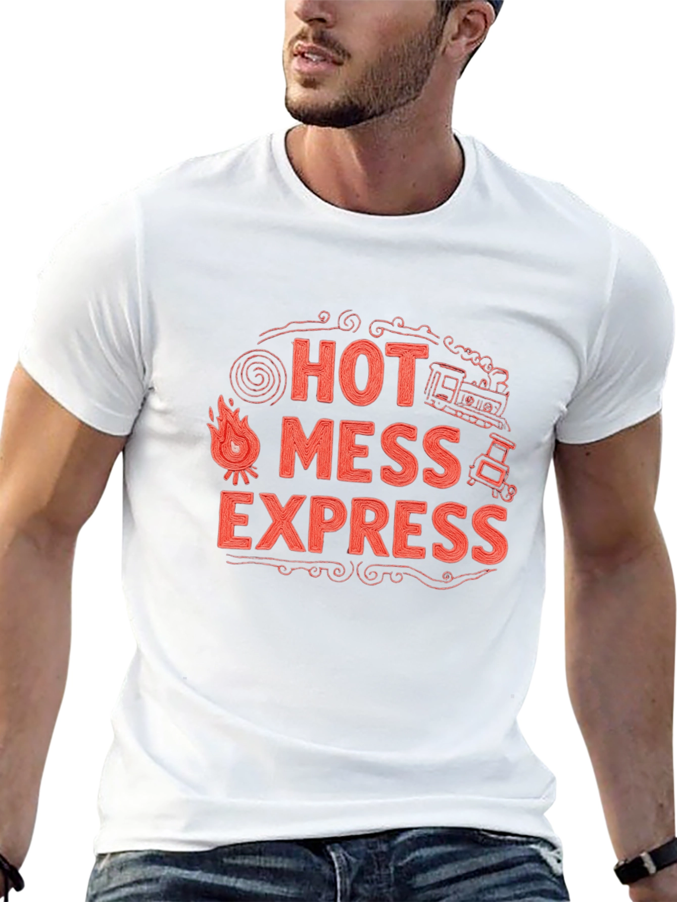 Hot Mess Express Graphic Tee - Novelty T-Shirt