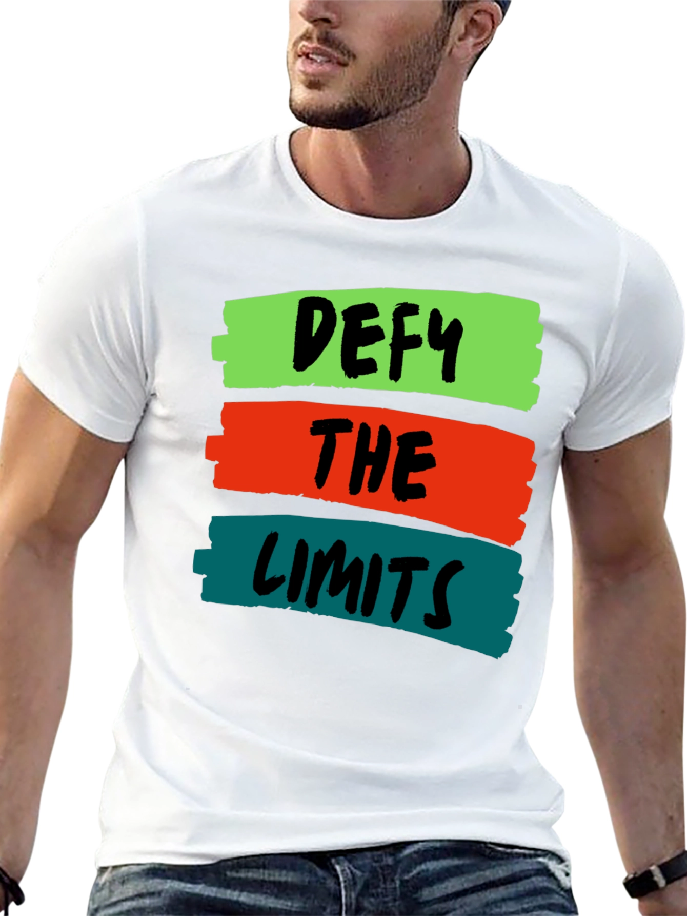 Defy the Limits Graphic Tee - Bold Statement Shirt