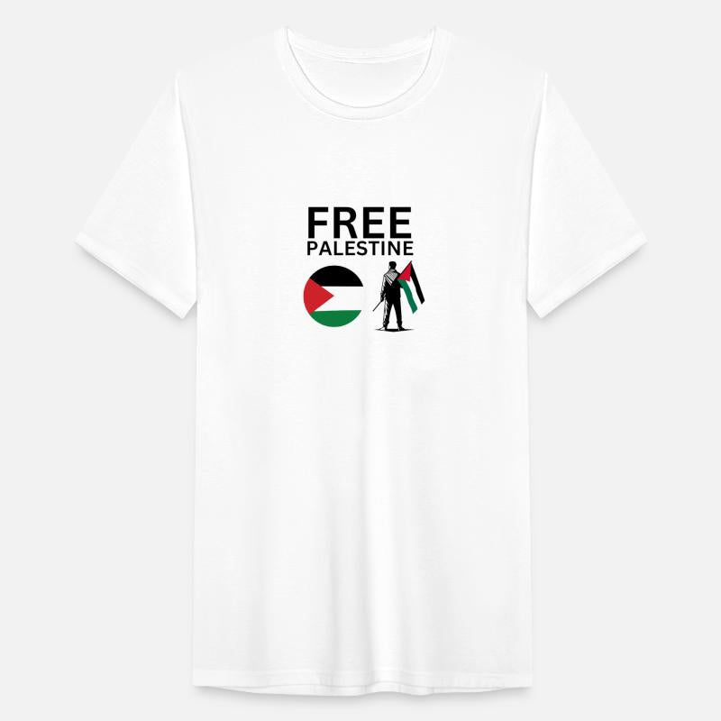Free Palestine | Man with flag