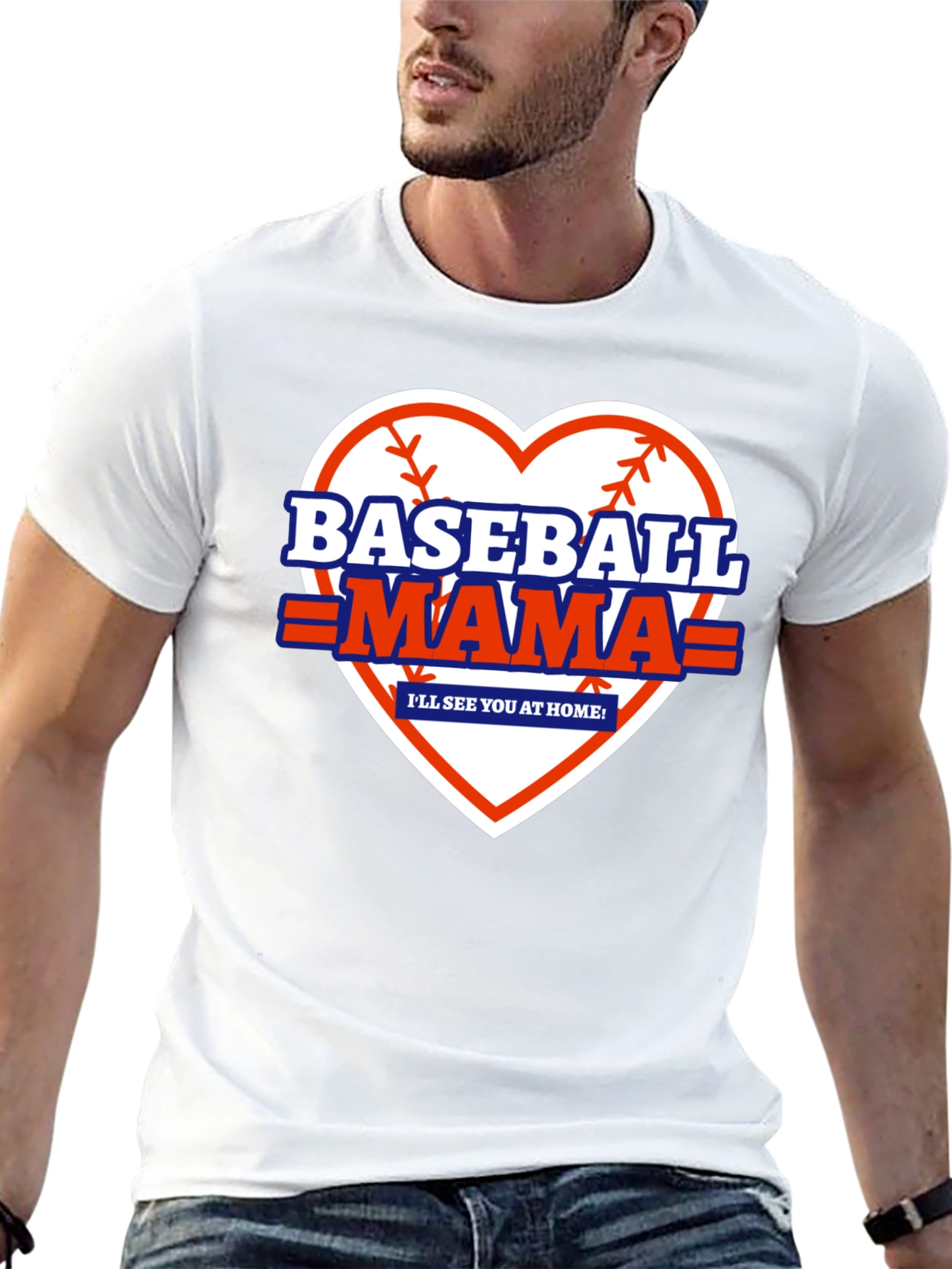 Baseball Mama Graphic T-Shirt