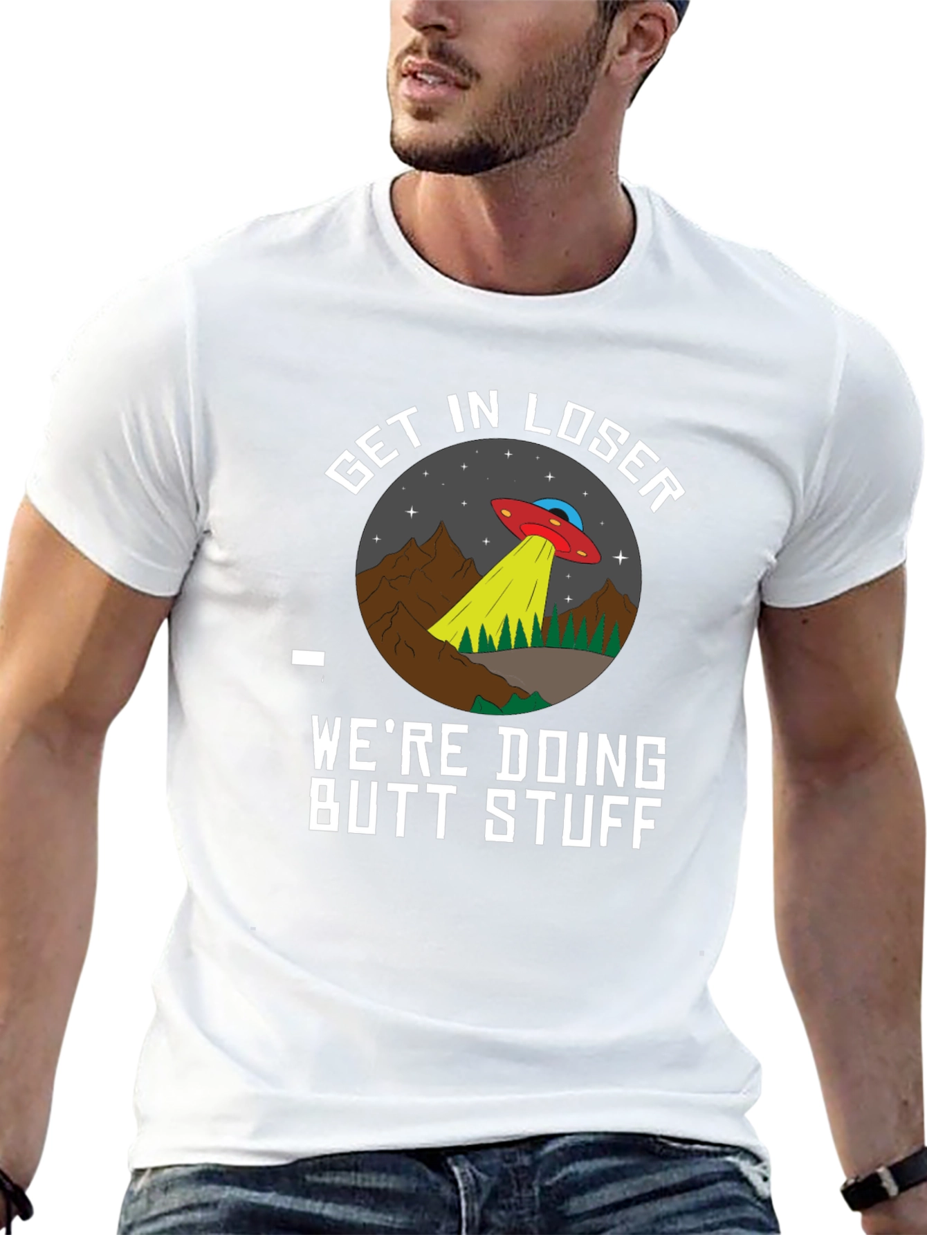 Get In Loser UFO Graphic Tee