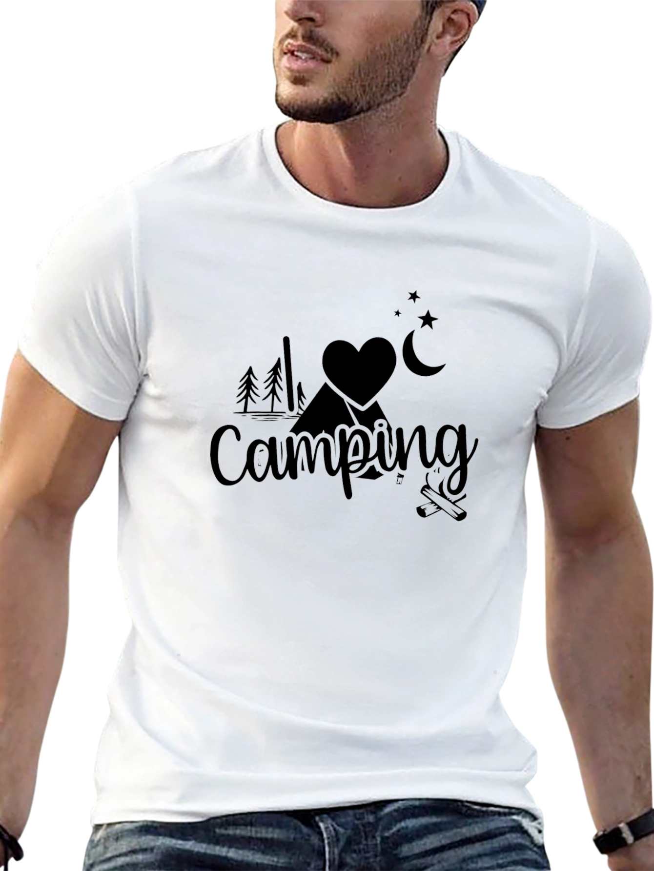 I Love Camping Graphic T-Shirt
