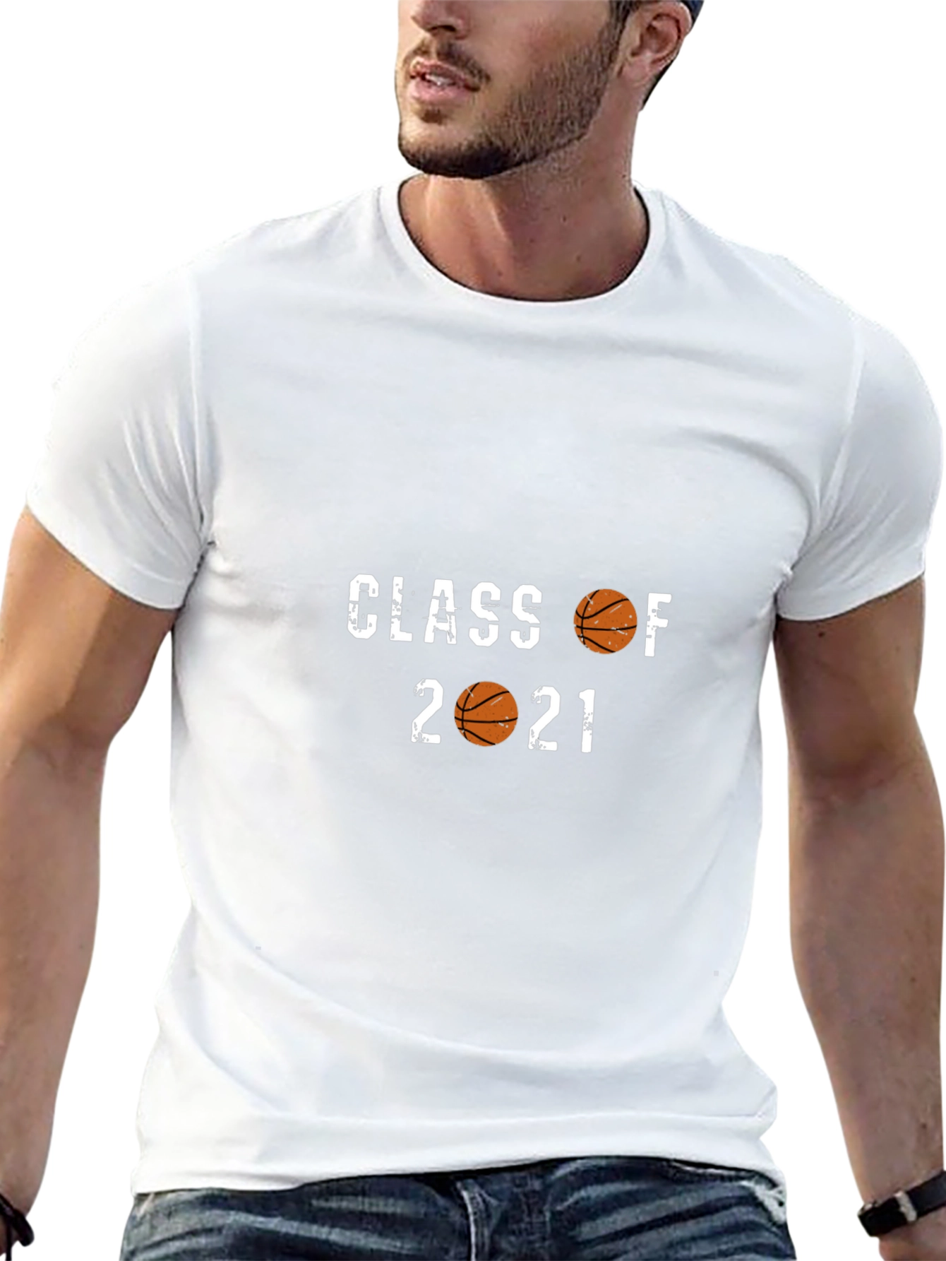 Class of 2021 Basketball Graphic Tee