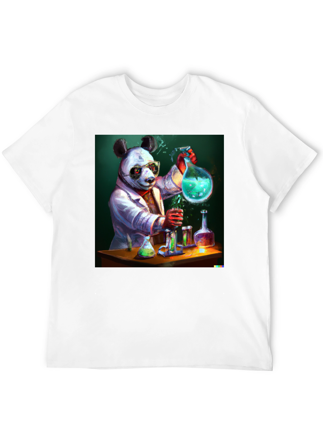 Scientist Panda Graphic Tee