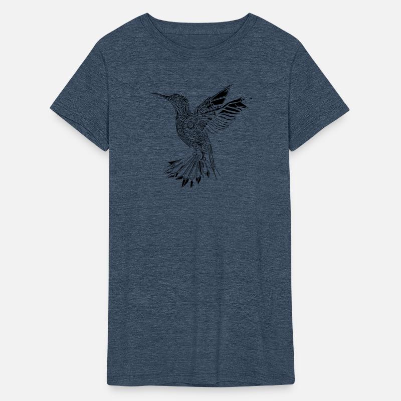 Geometric Hummingbird In Flight