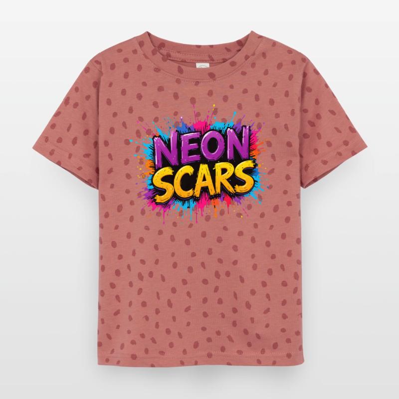 Glowing Graffiti Typography Splatter Effect